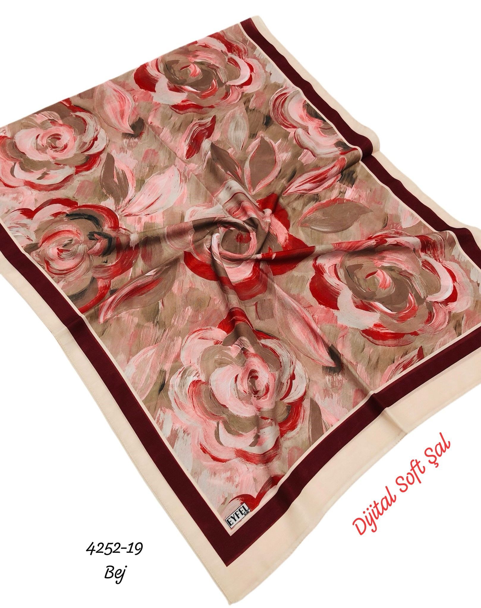 4252 Dijital Soft Şal