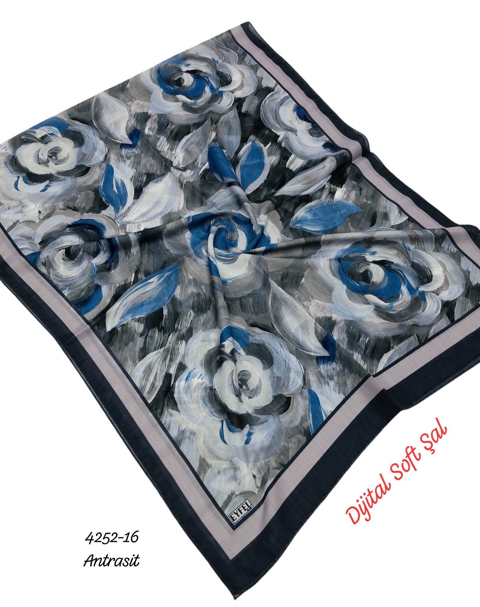 4252 Dijital Soft Şal