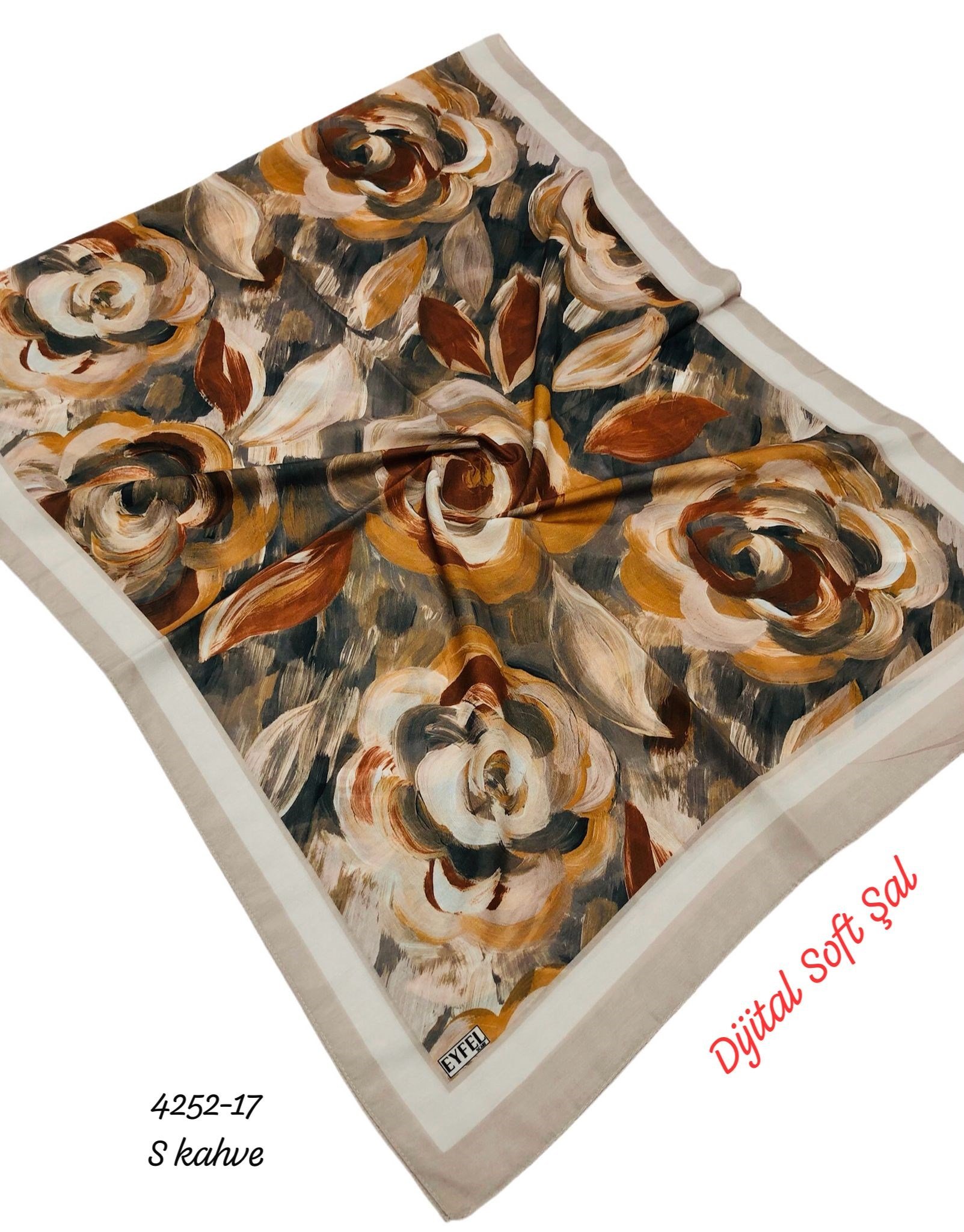 4252 Dijital Soft Şal
