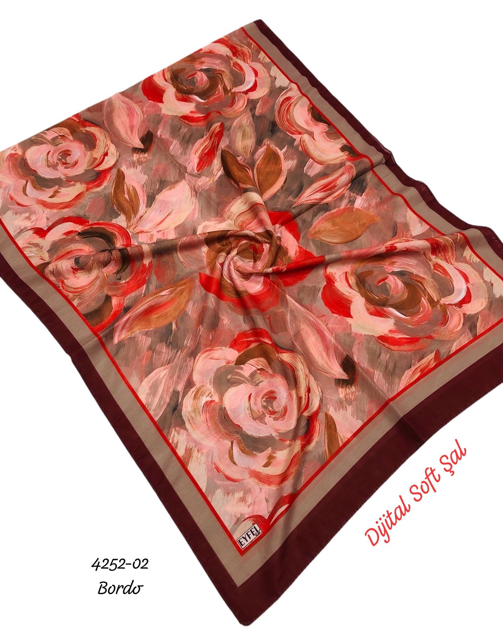 4252 Dijital Soft Şal