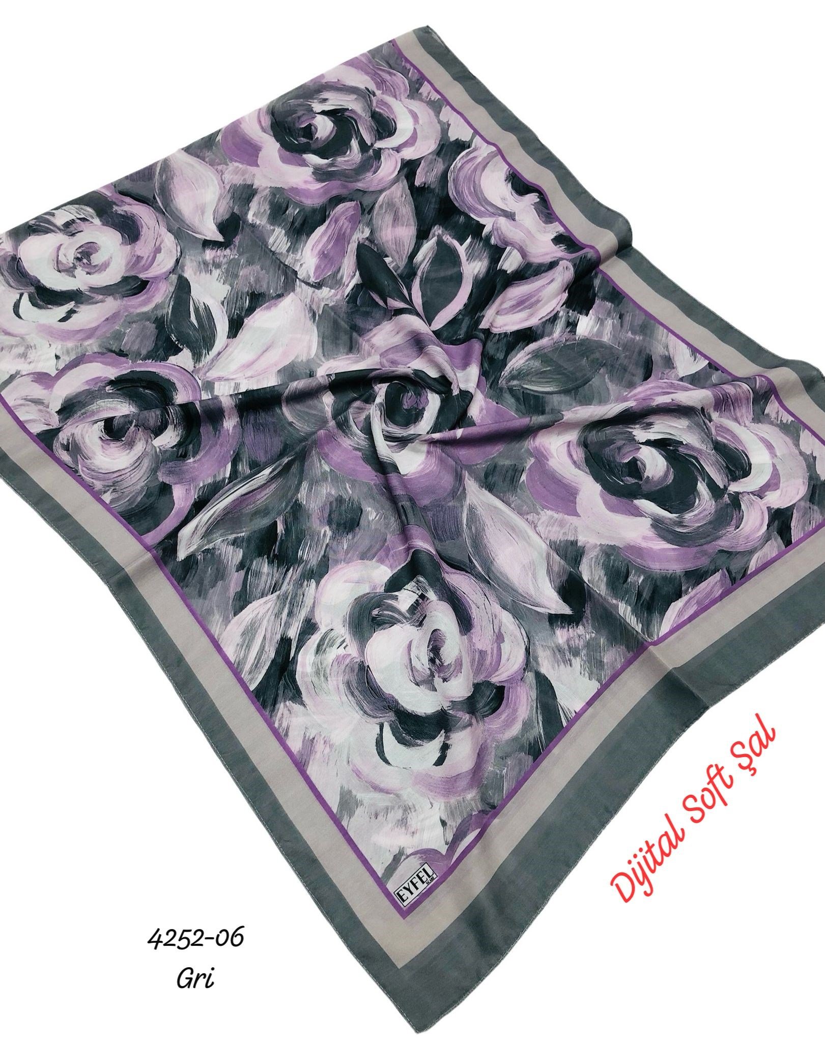 4252 Dijital Soft Şal