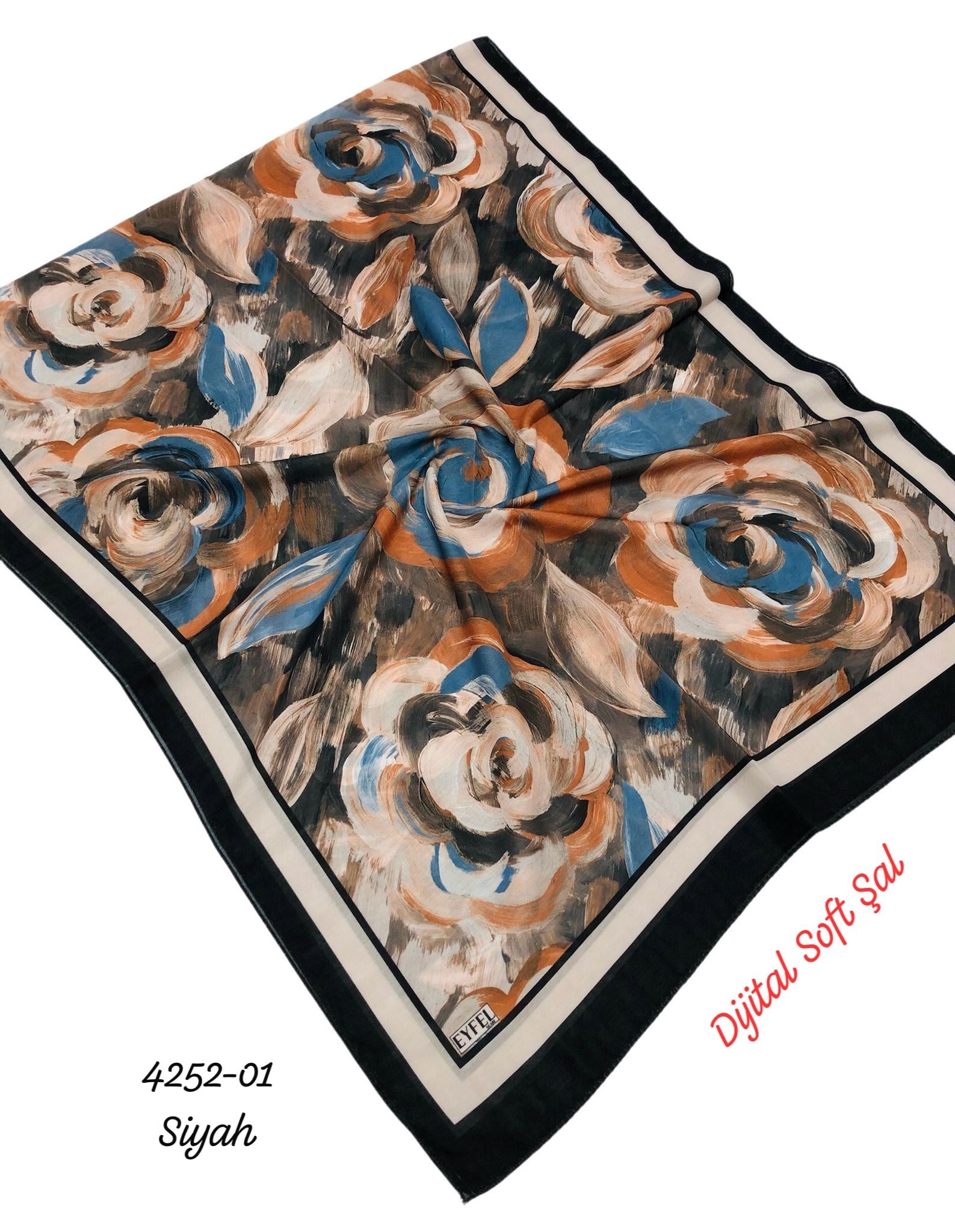 4252 Dijital Soft Şal