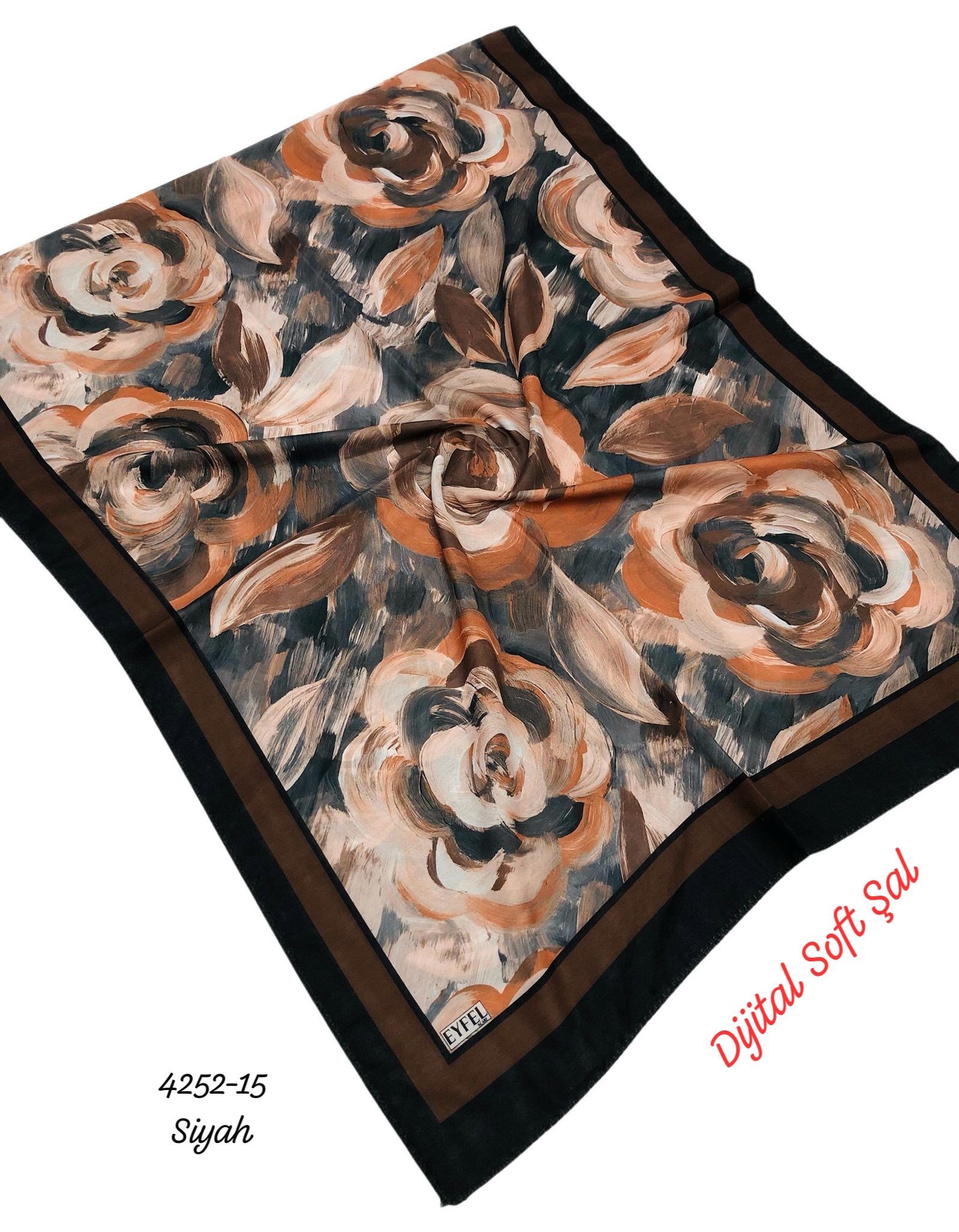 4252 Dijital Soft Şal
