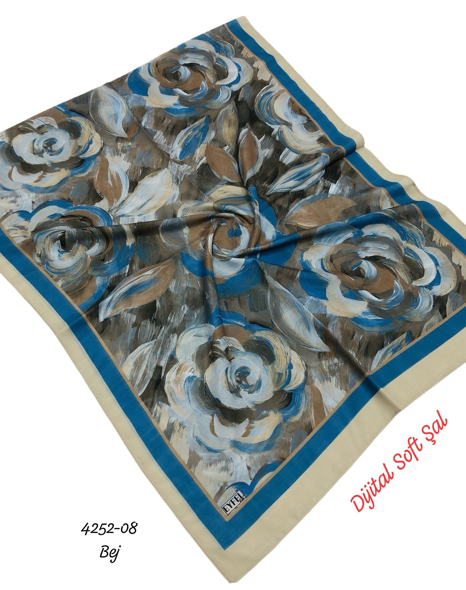 4252 Dijital Soft Şal