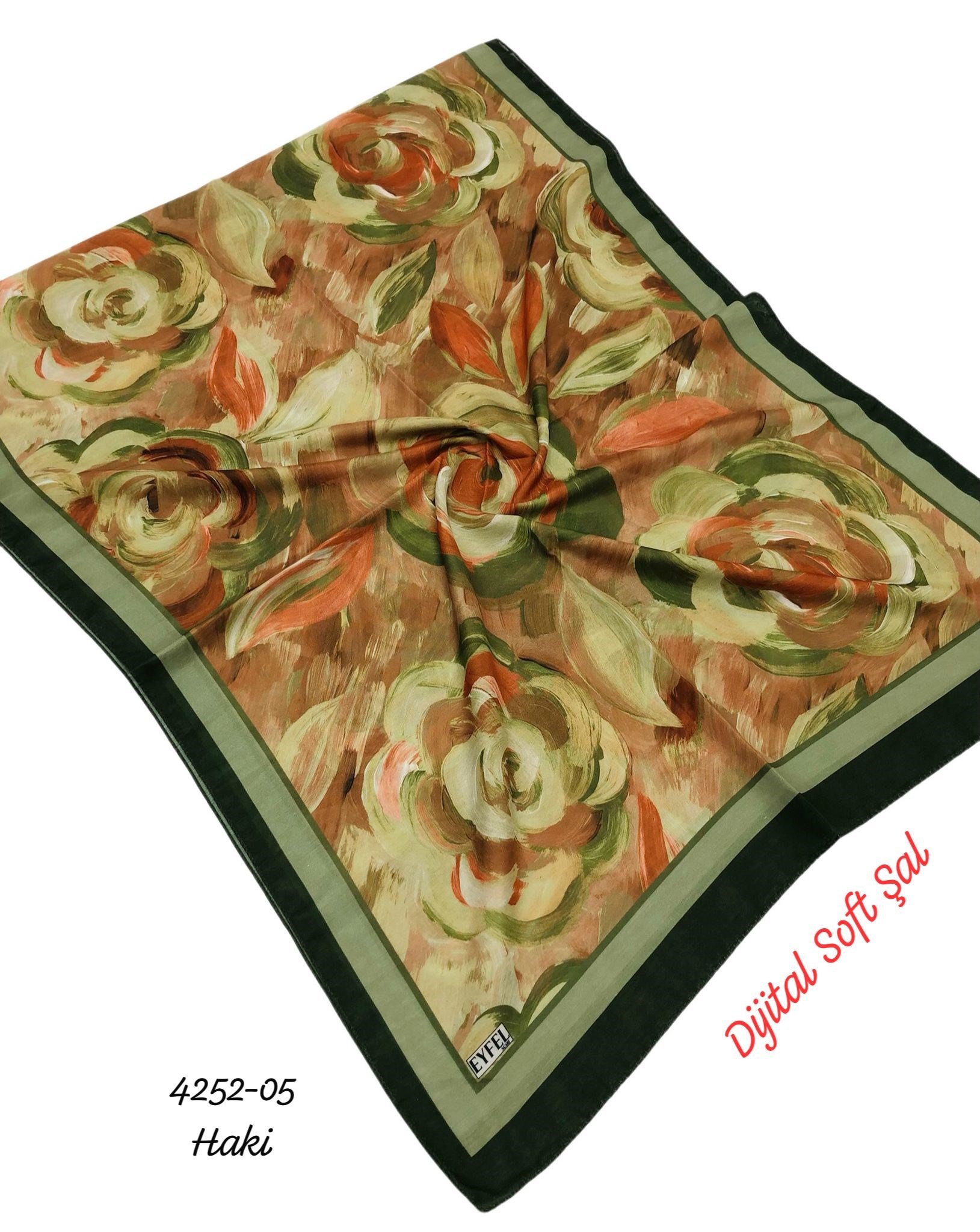 4252 Dijital Soft Şal