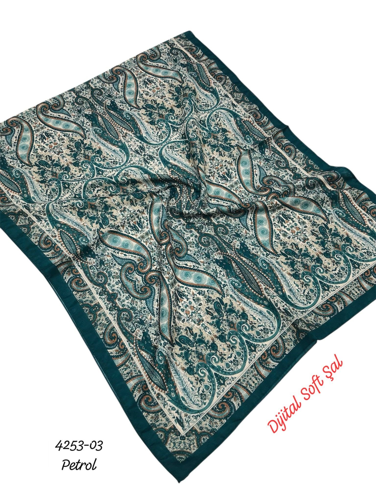 4253 Dijital Soft Şal