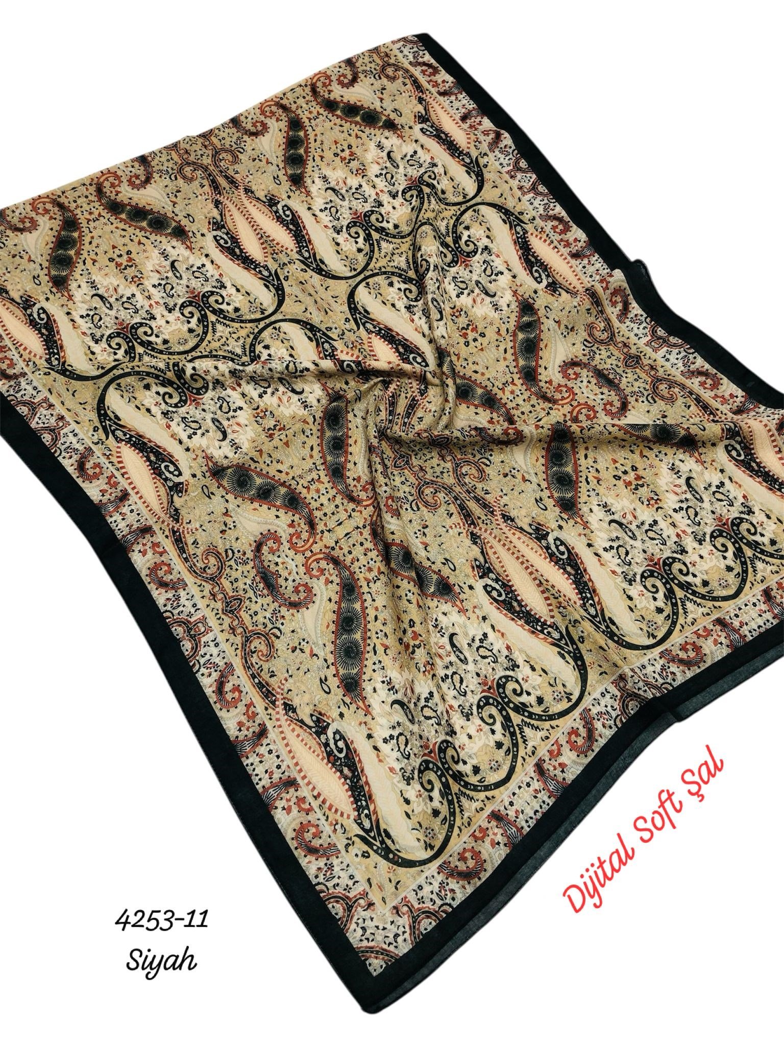 4253 Dijital Soft Şal