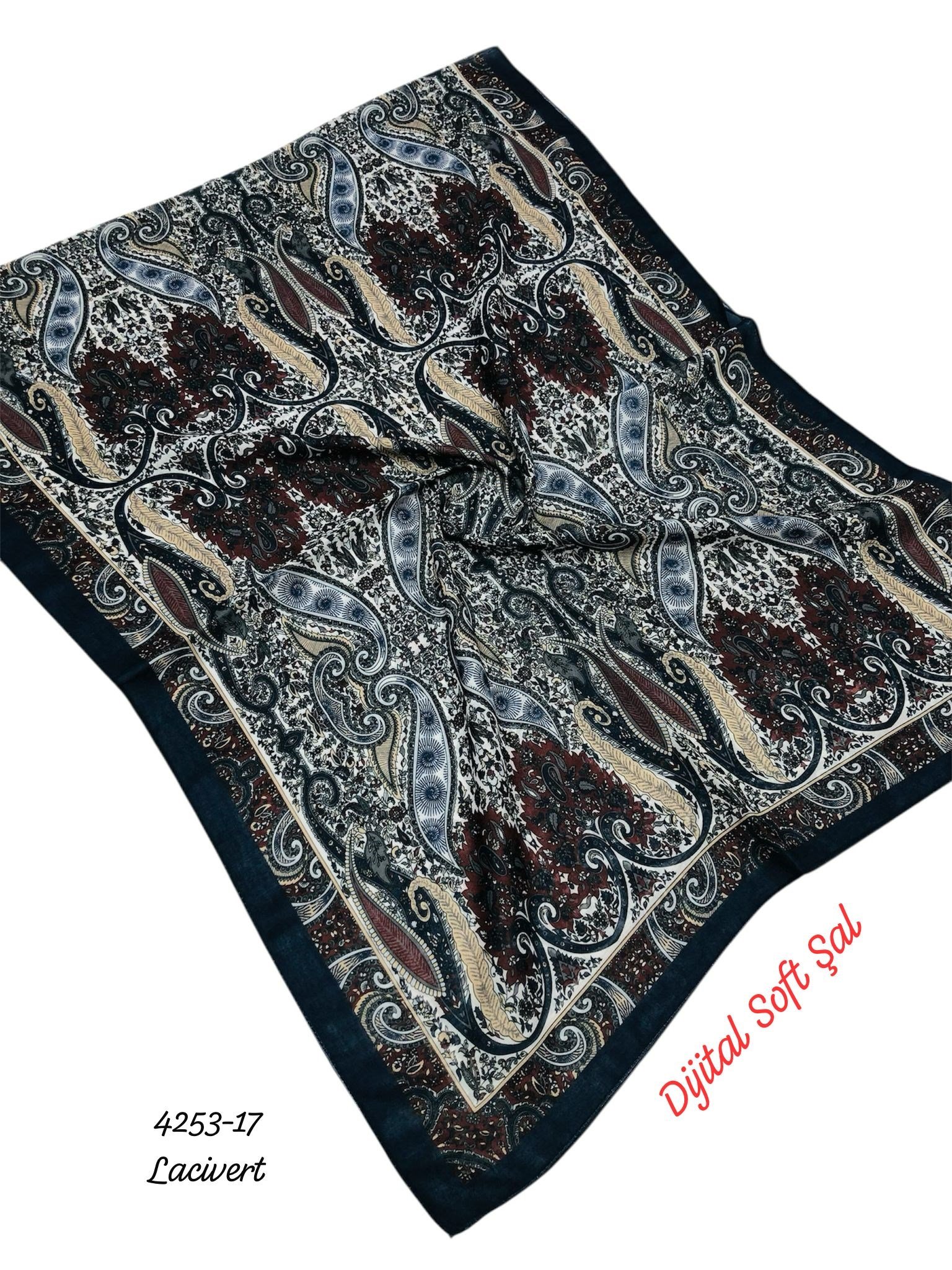 4253 Dijital Soft Şal