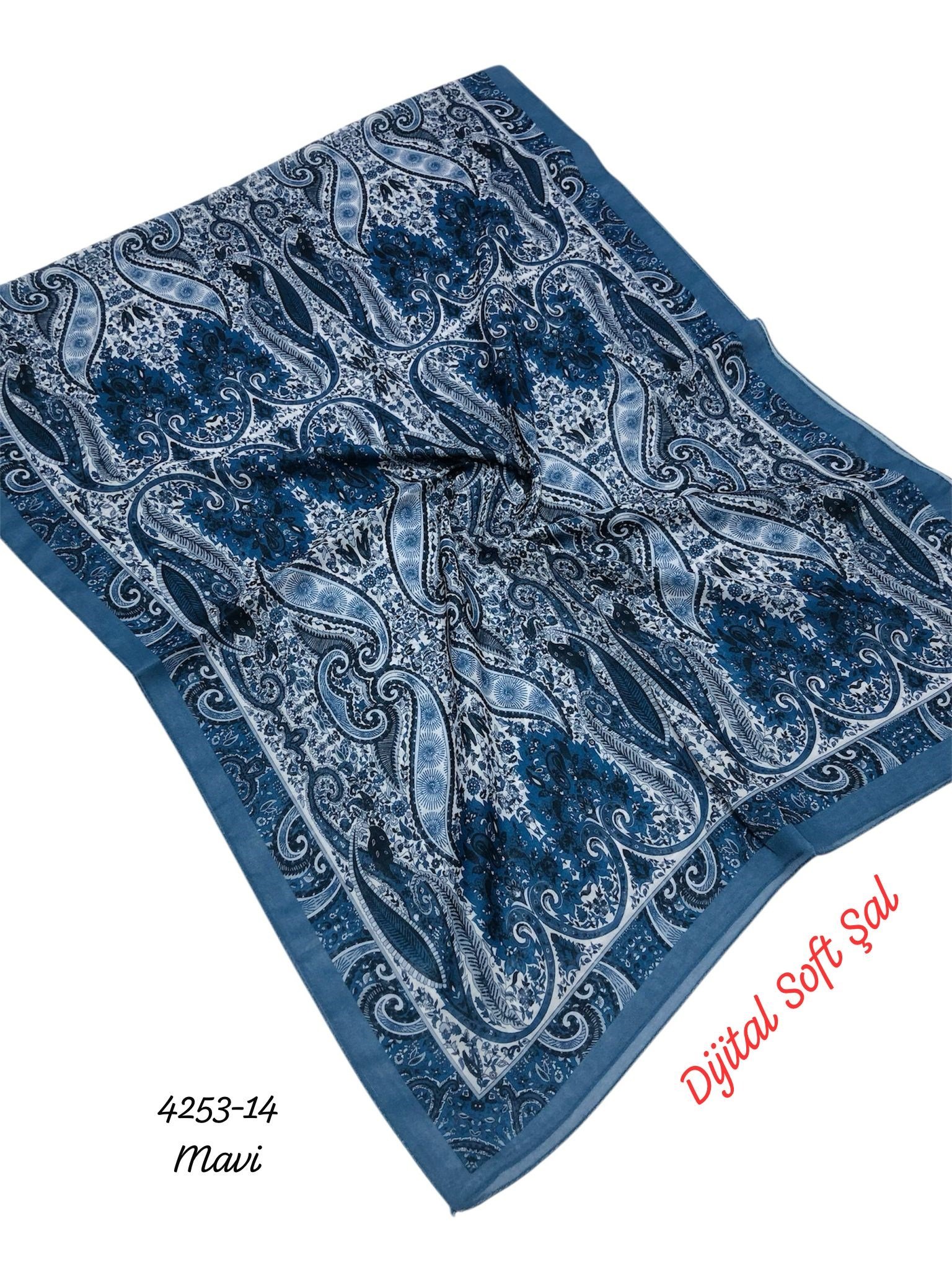 4253 Dijital Soft Şal