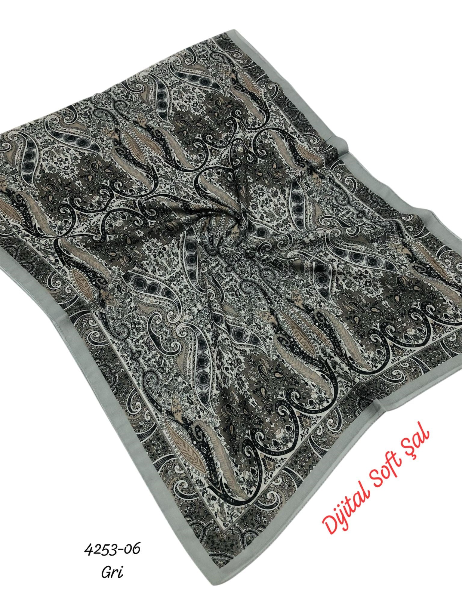 4253 Dijital Soft Şal