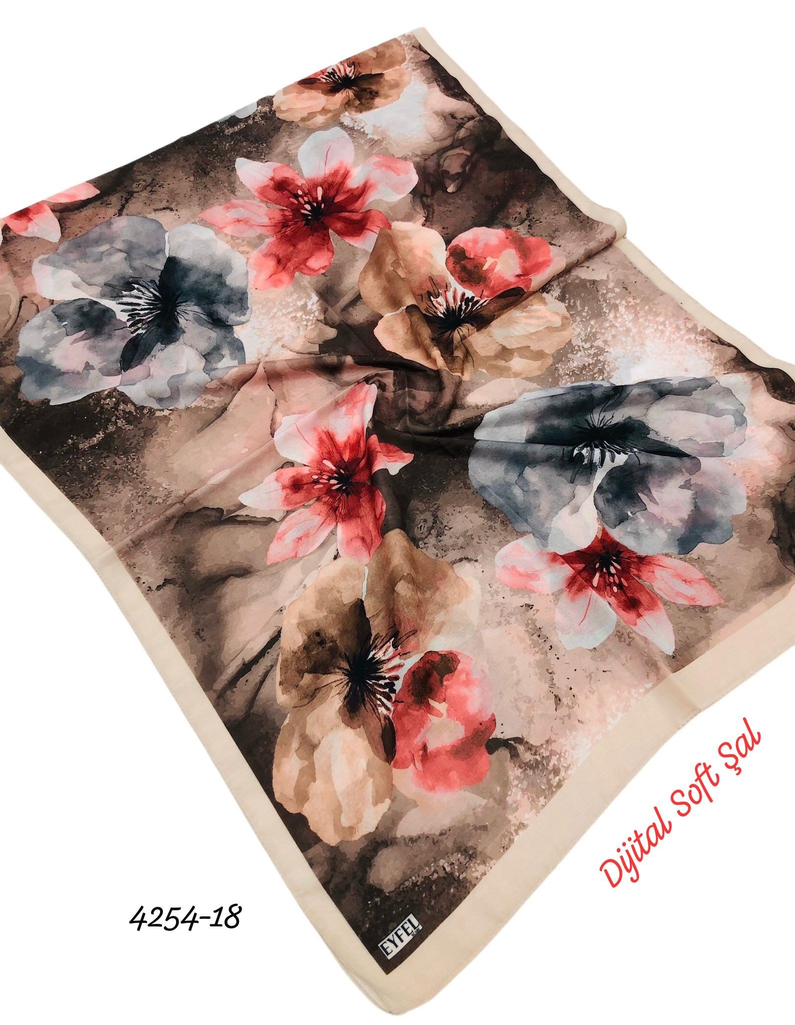 4254 Dijital Soft Şal
