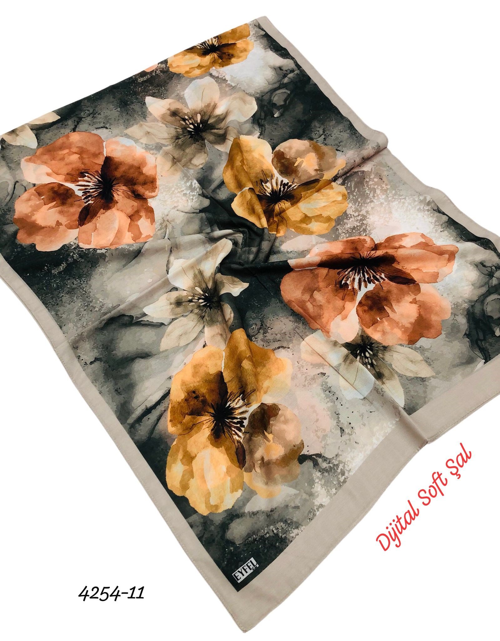 4254 Dijital Soft Şal