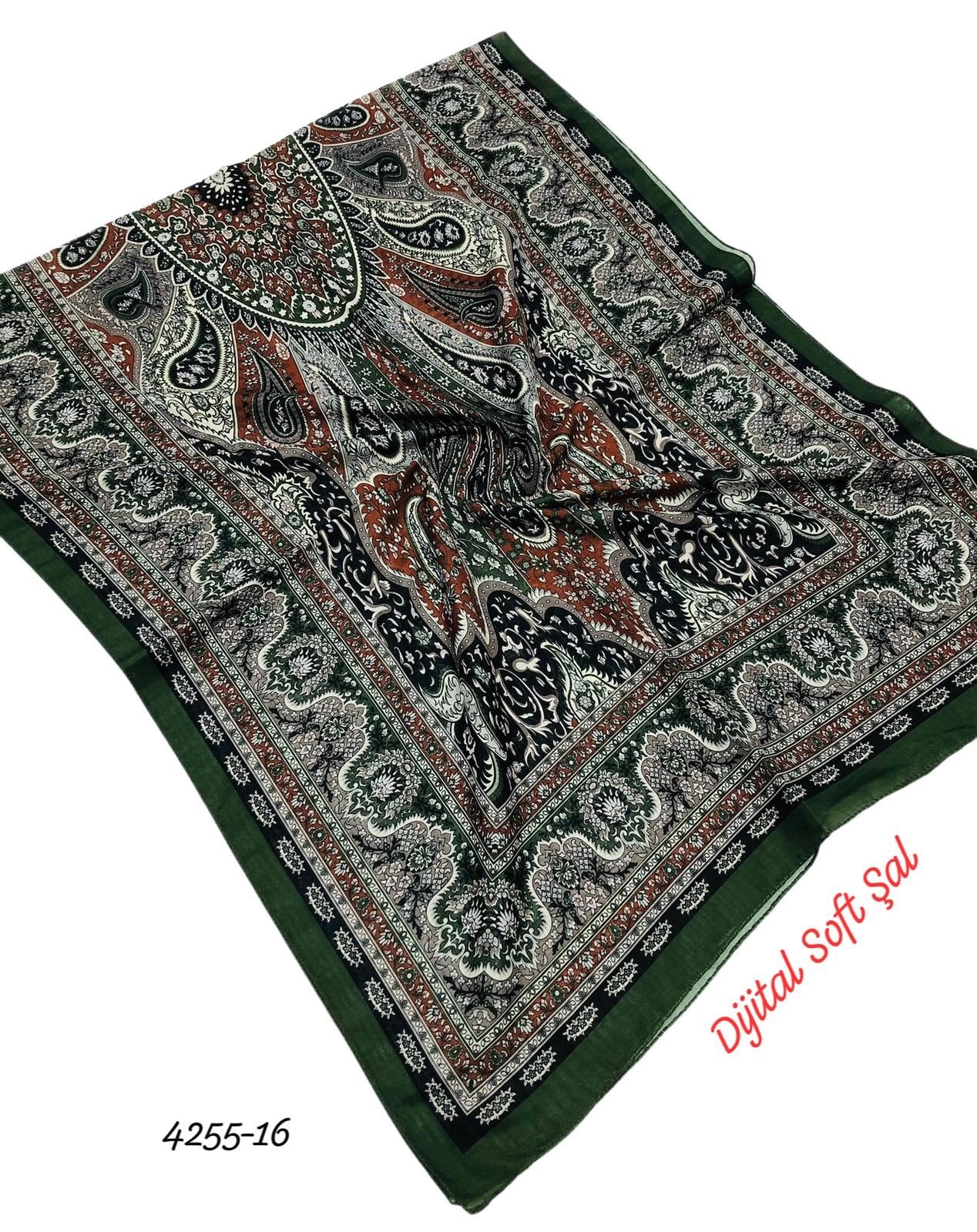 4255 Dijital Soft Şal