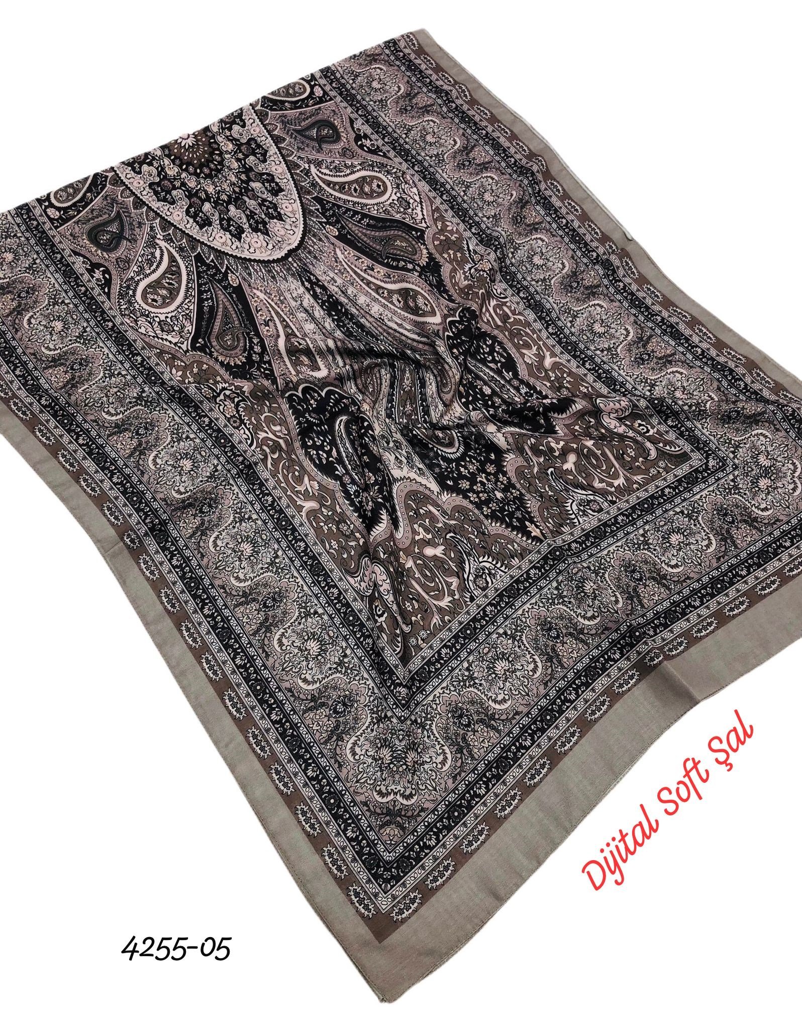 4255 Dijital Soft Şal