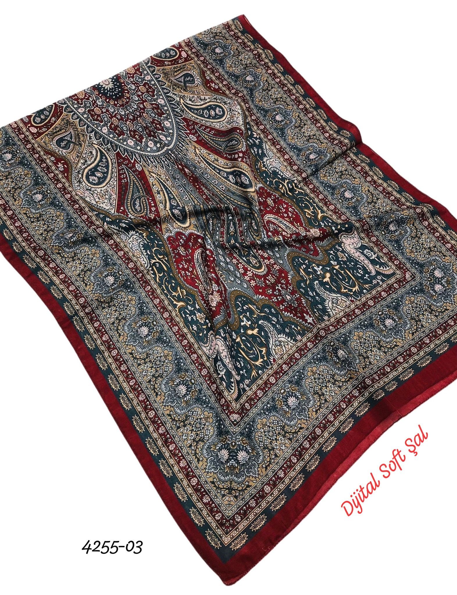 4255 Dijital Soft Şal