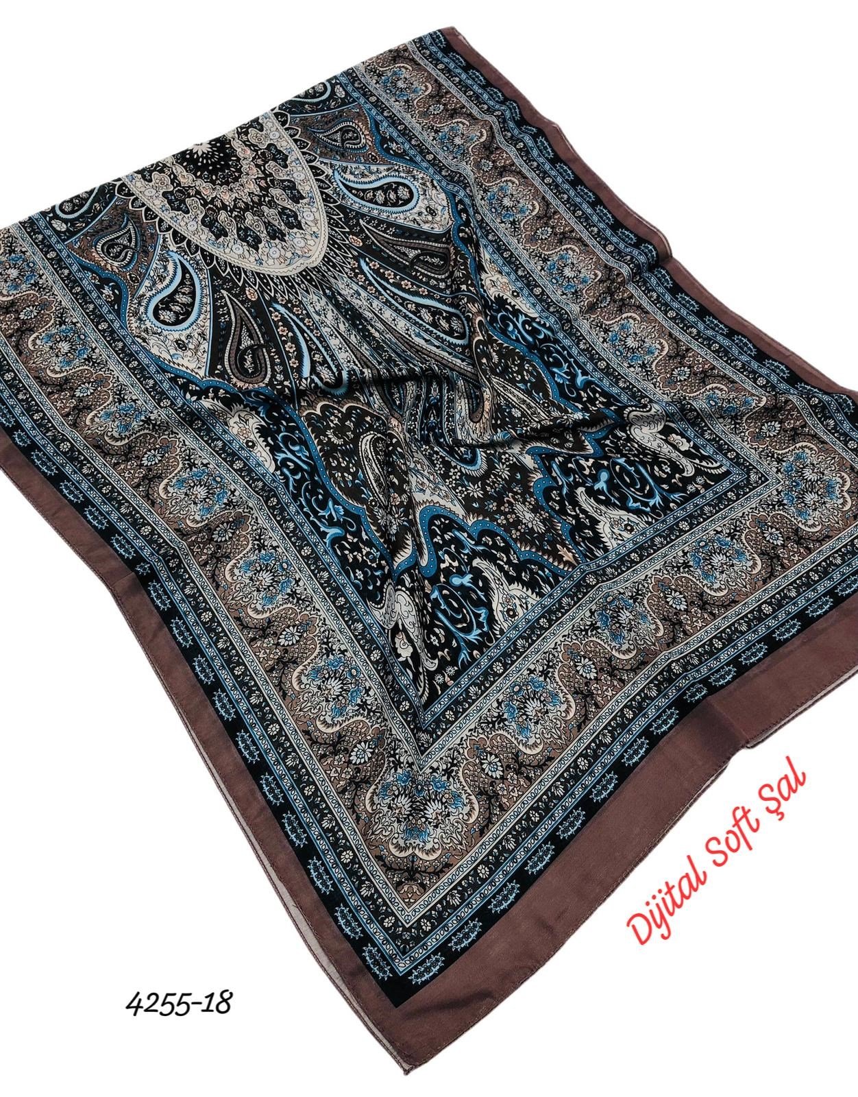 4255 Dijital Soft Şal
