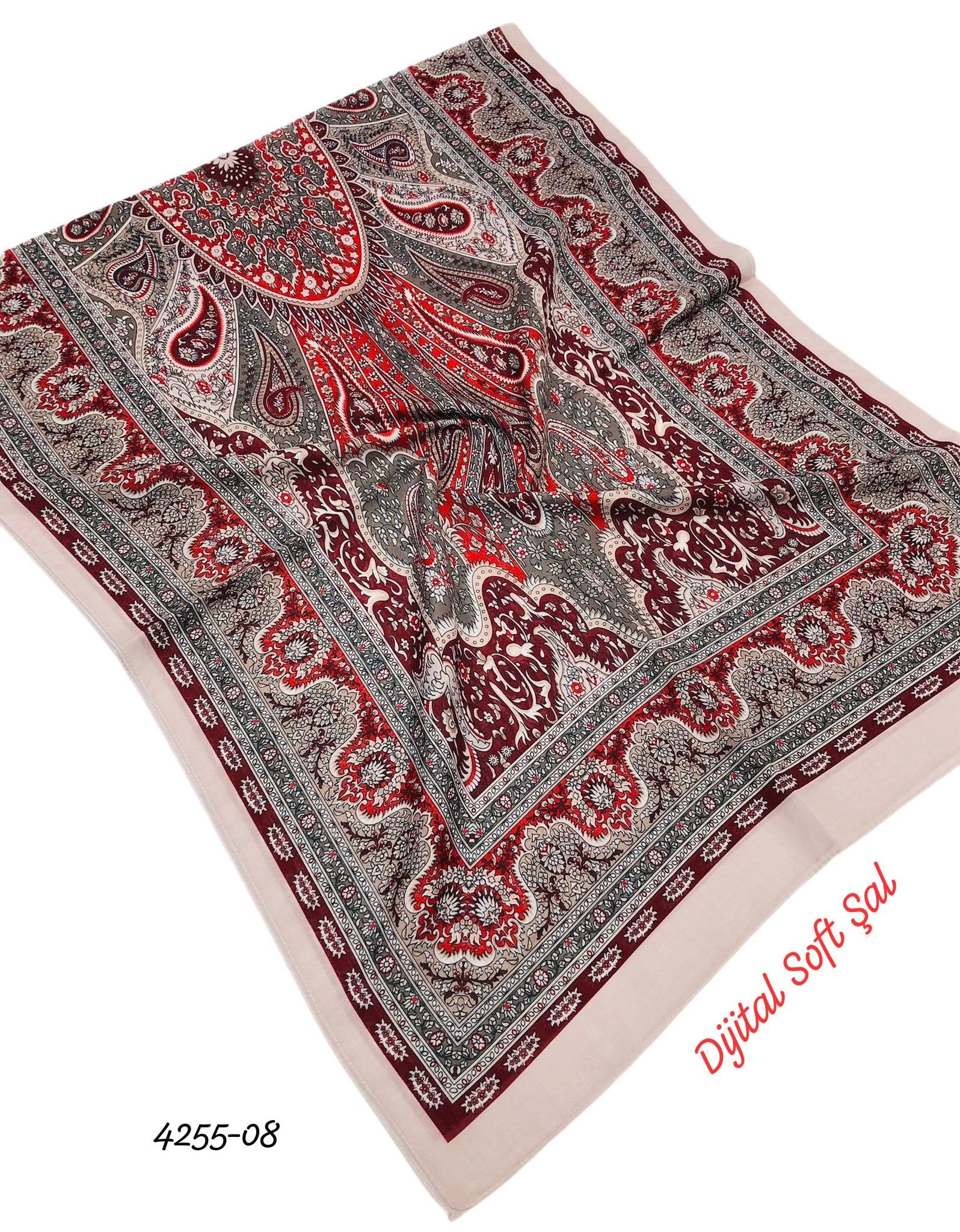 4255 Dijital Soft Şal