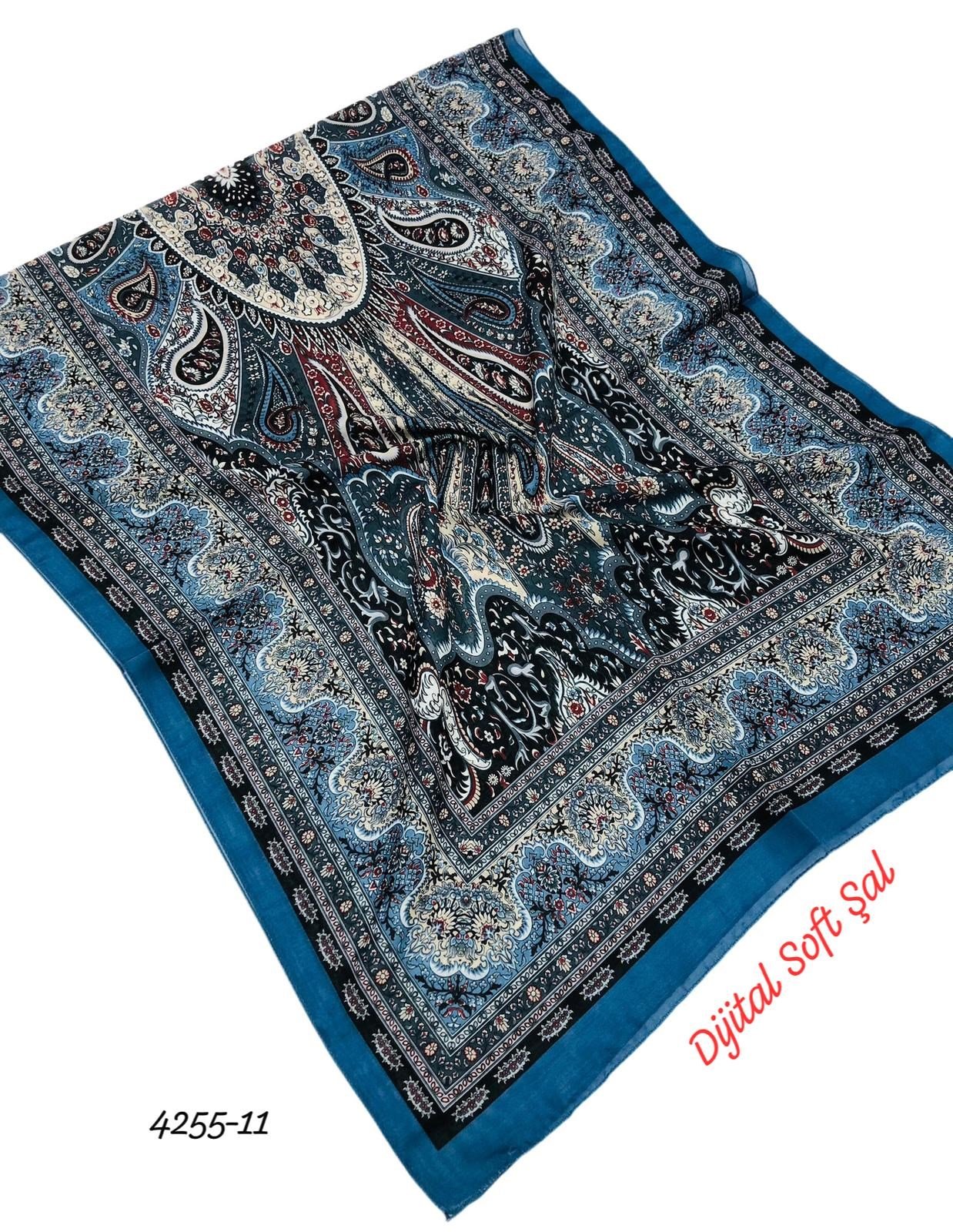 4255 Dijital Soft Şal