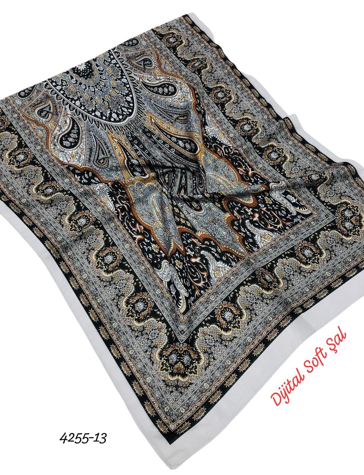 4255 Dijital Soft Şal
