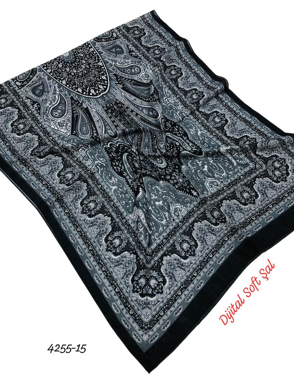 4255 Dijital Soft Şal
