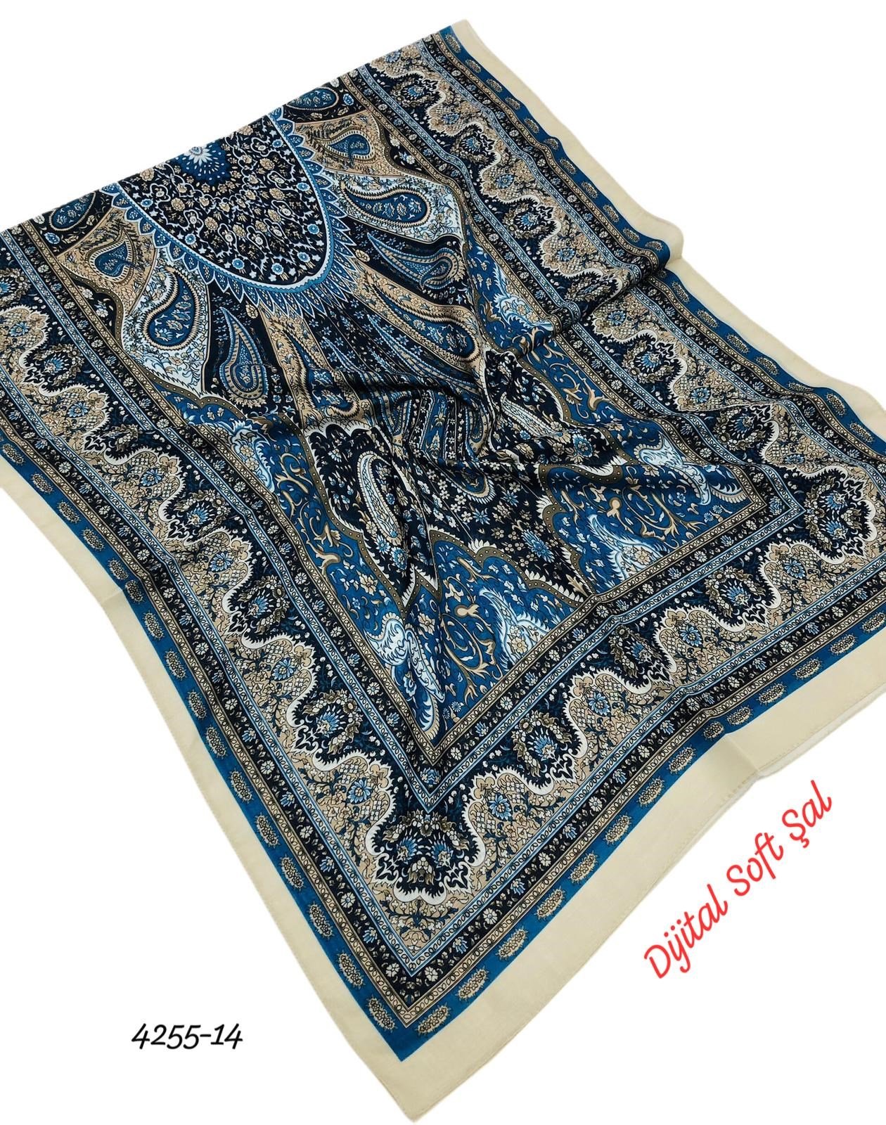 4255 Dijital Soft Şal