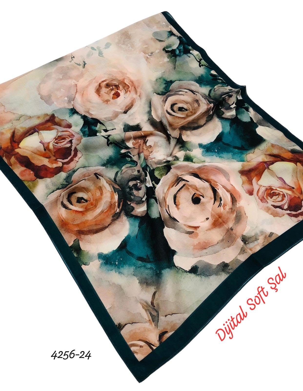 4256 Dijital Soft Şal