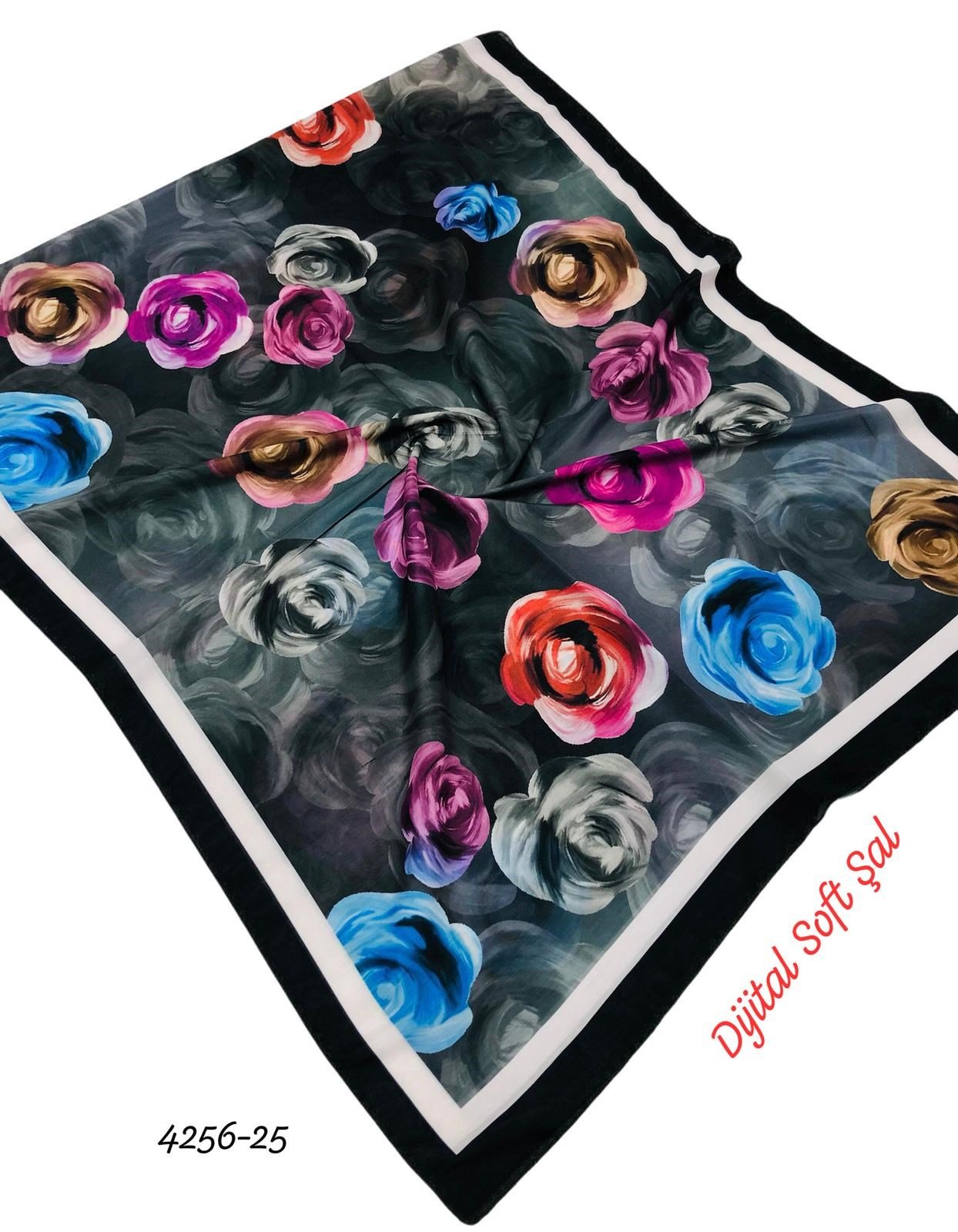 4256 Dijital Soft Şal