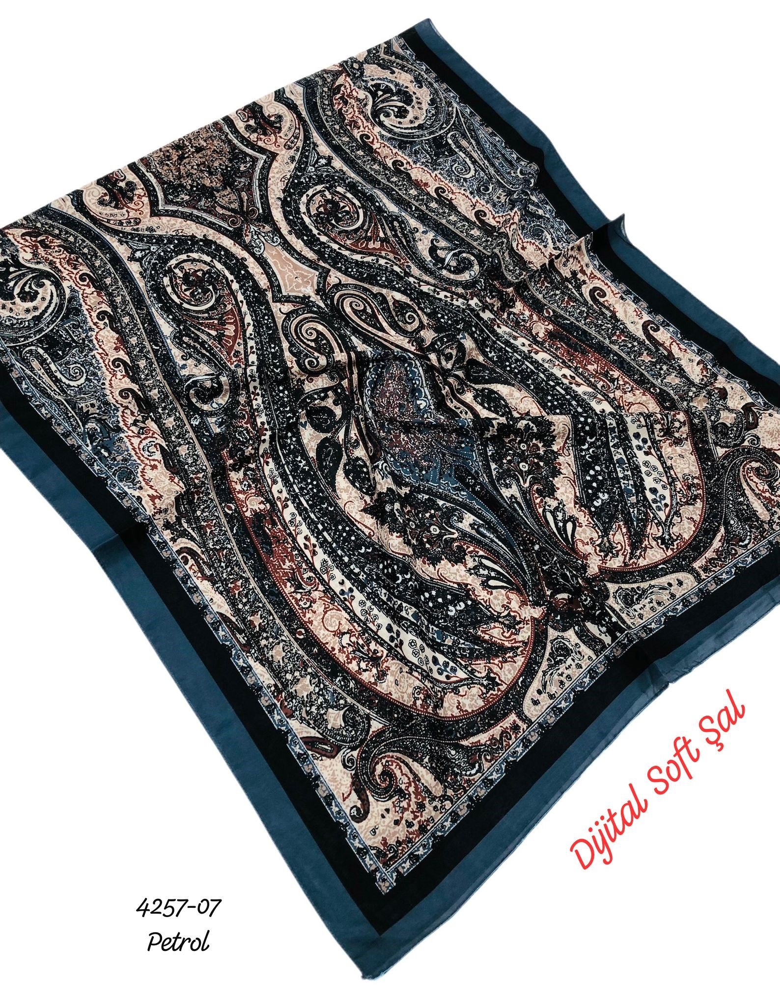 4257 Dijital Soft Şal