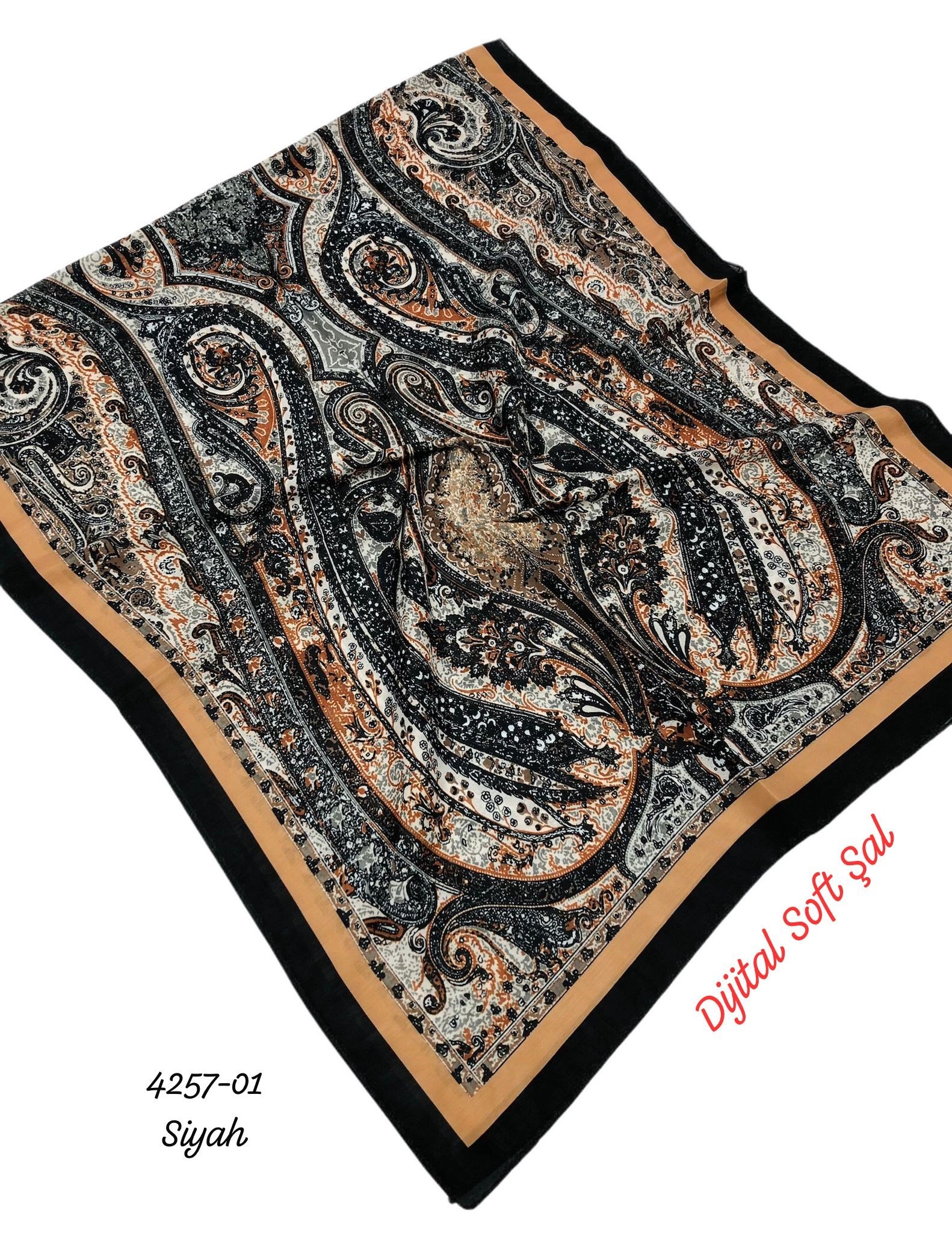 4257 Dijital Soft Şal