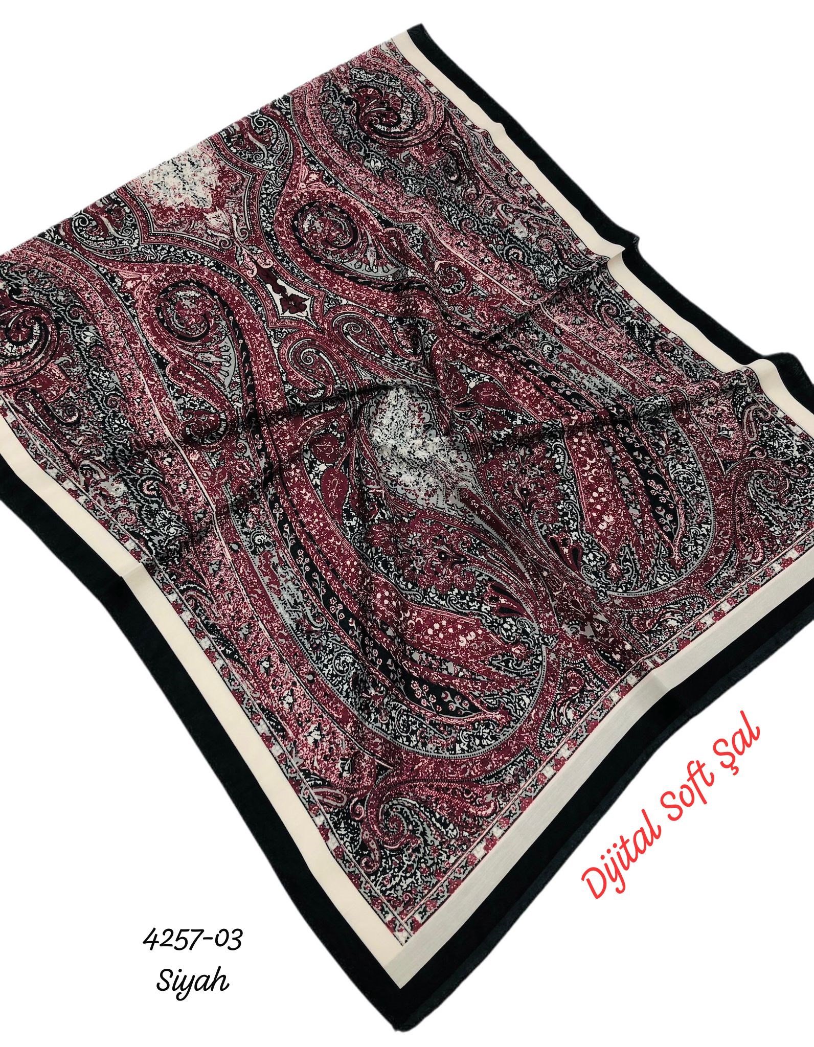 4257 Dijital Soft Şal