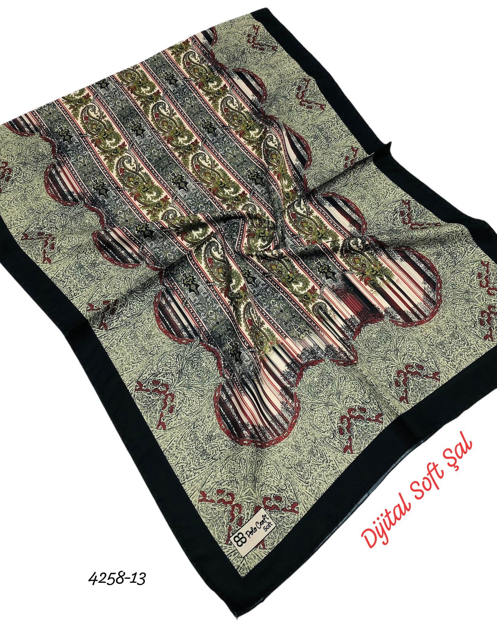 4258 Dijital Soft Şal