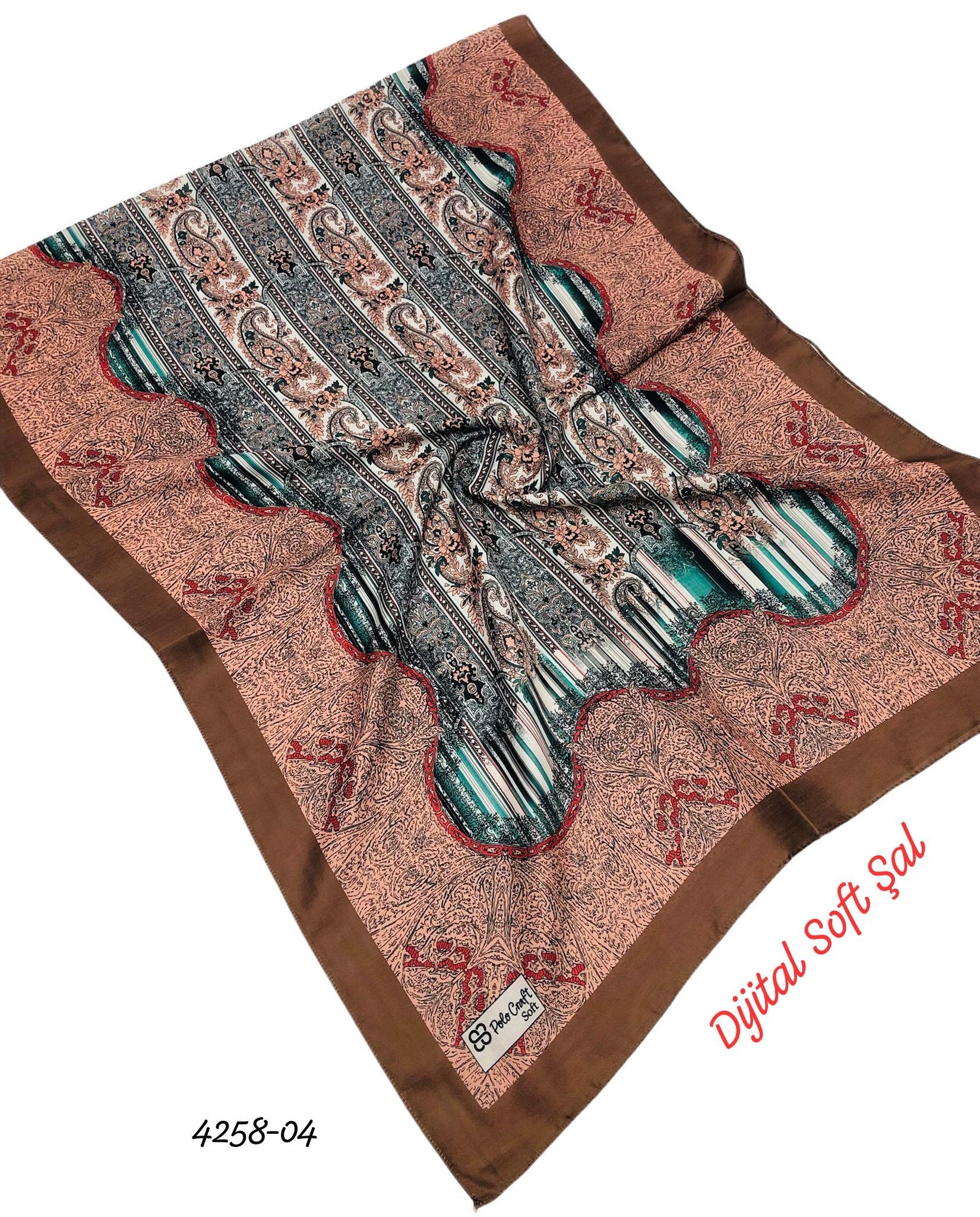 4258 Dijital Soft Şal