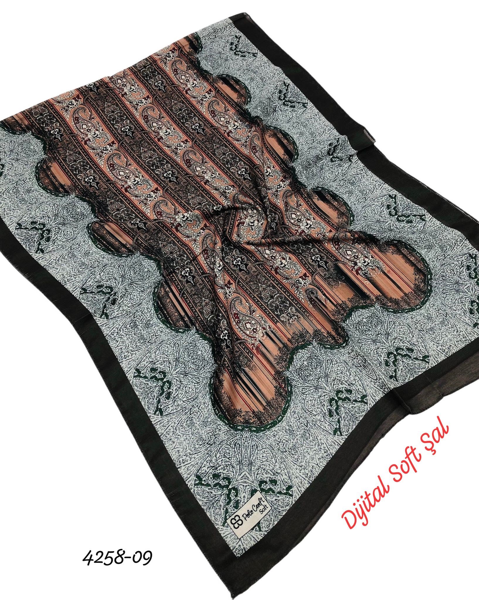 4258 Dijital Soft Şal