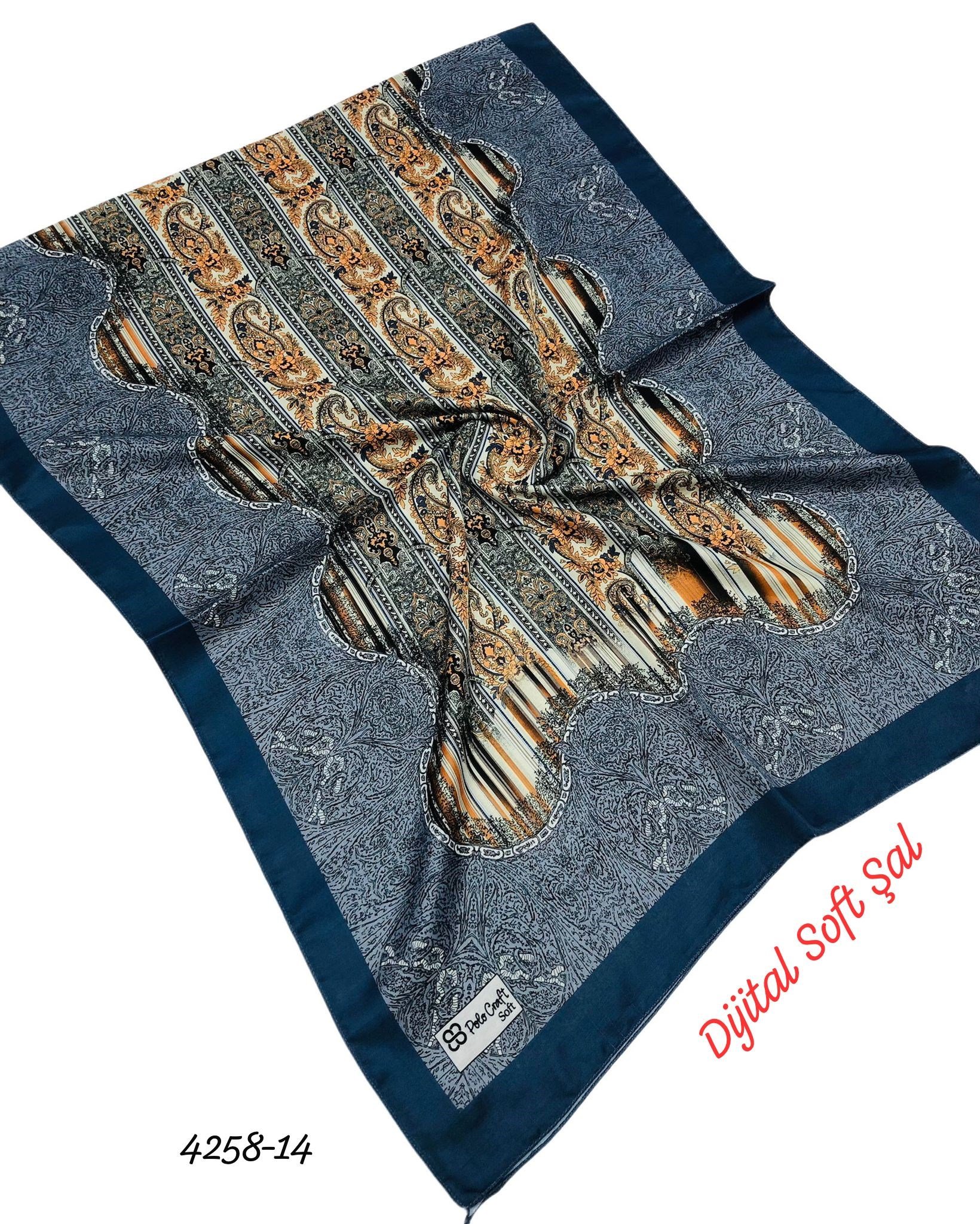 4258 Dijital Soft Şal