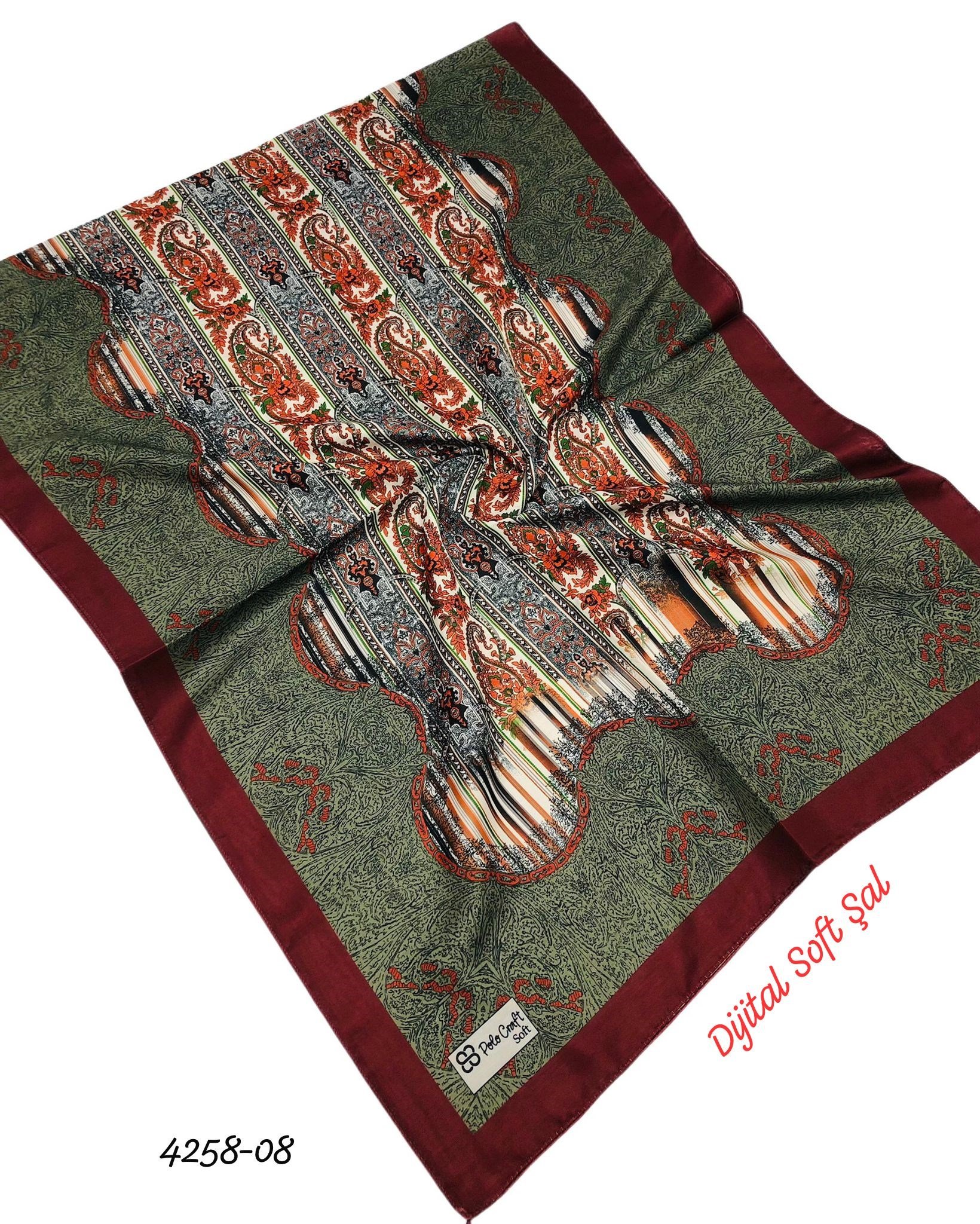 4258 Dijital Soft Şal