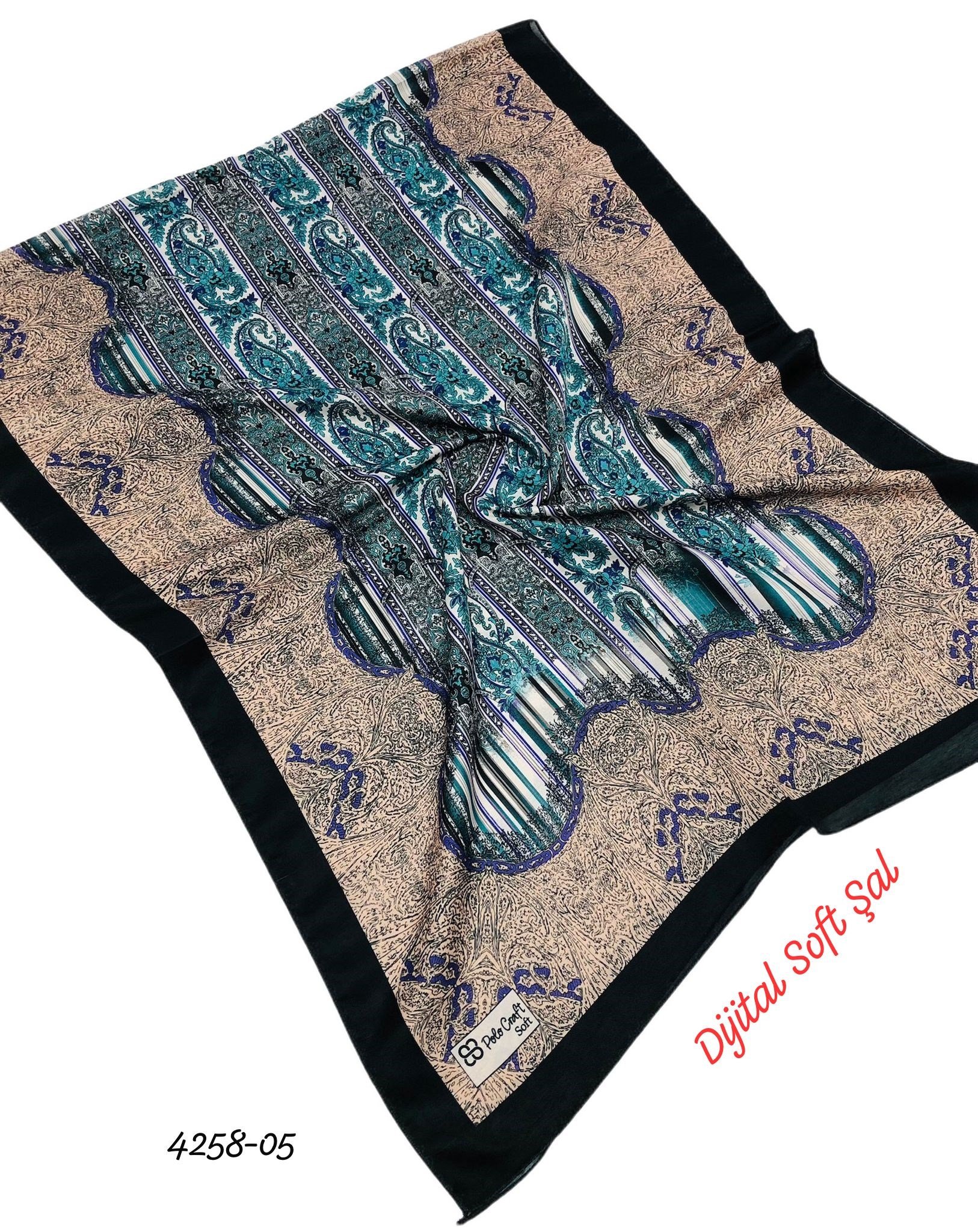 4258 Dijital Soft Şal