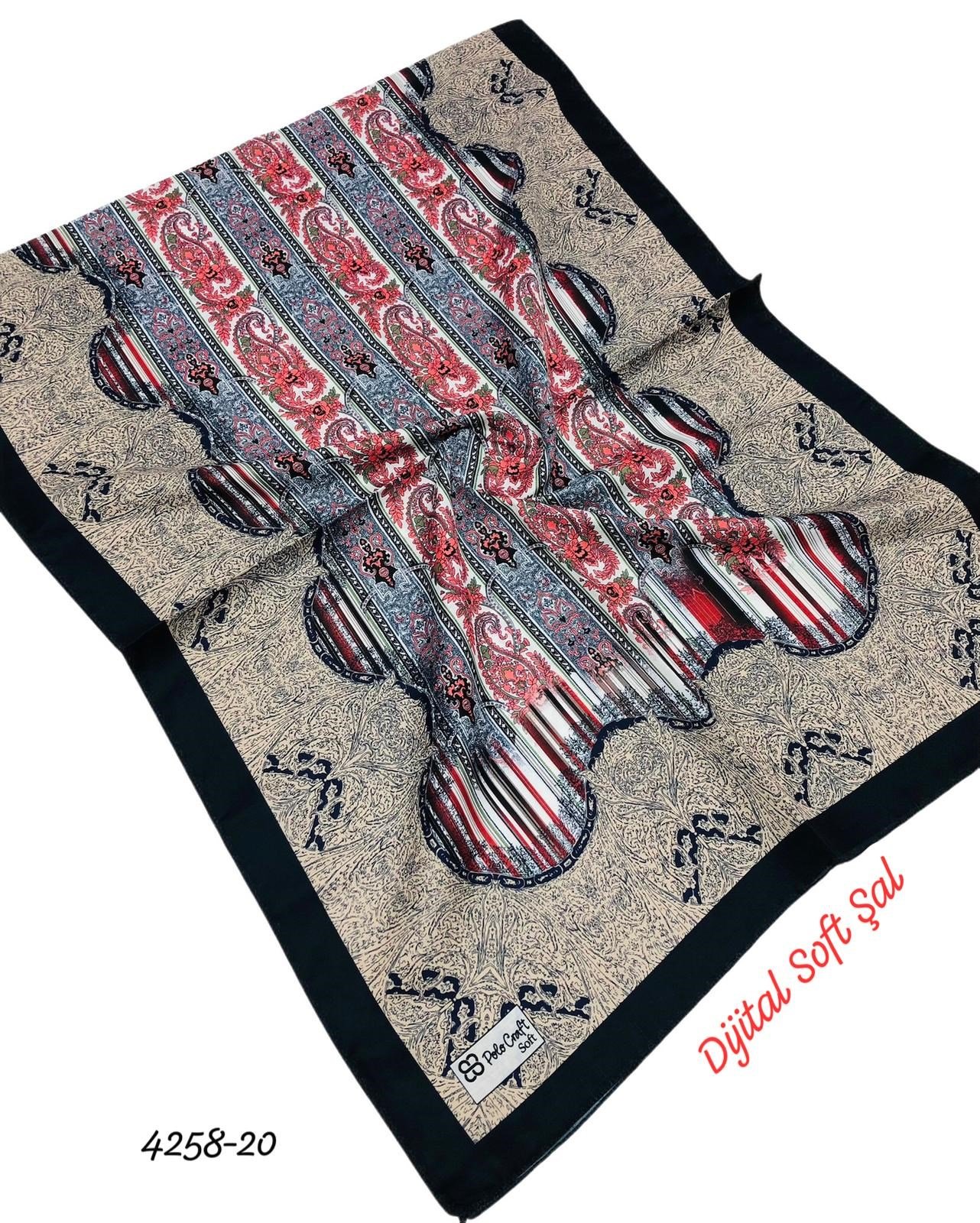 4258 Dijital Soft Şal