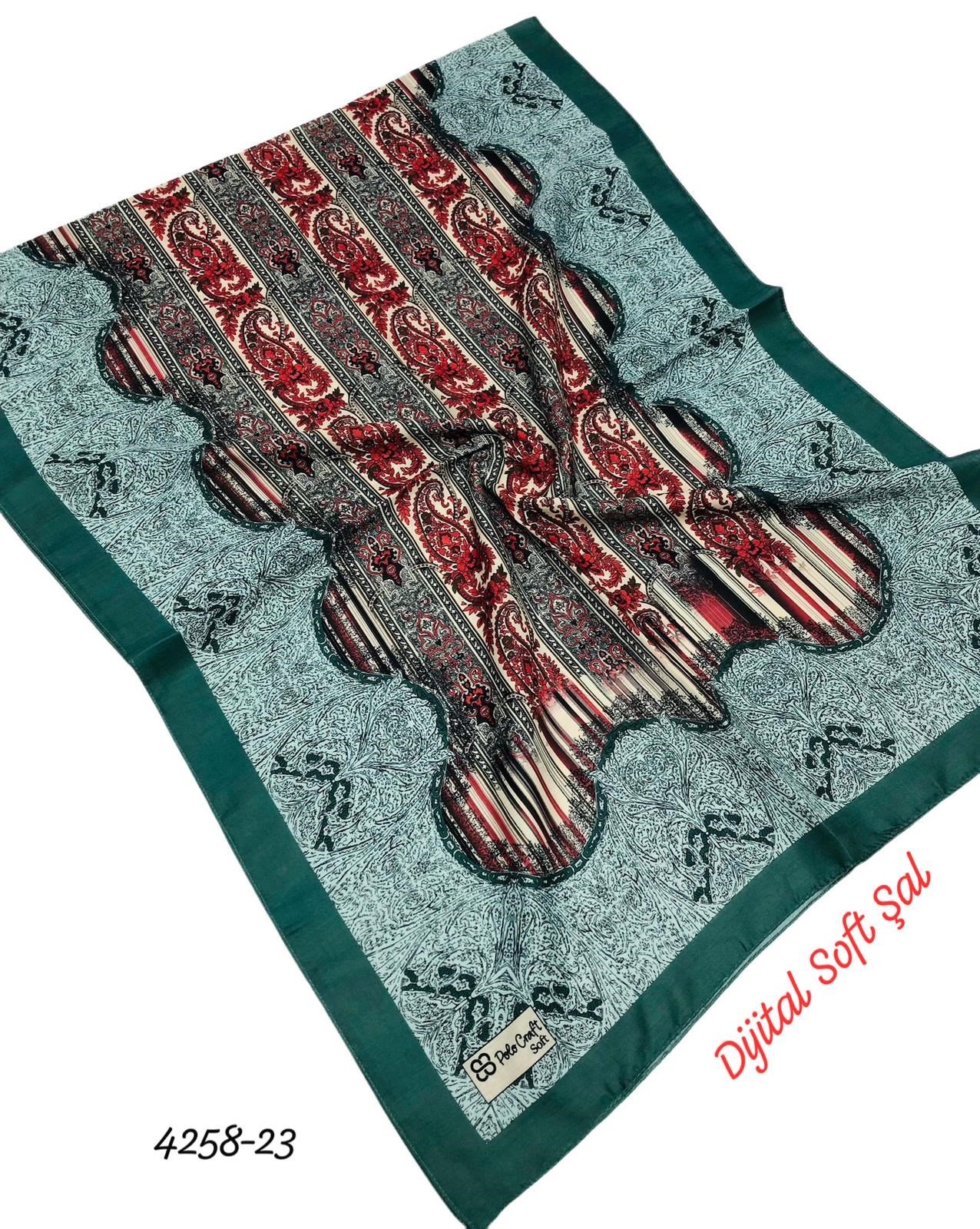 4258 Dijital Soft Şal