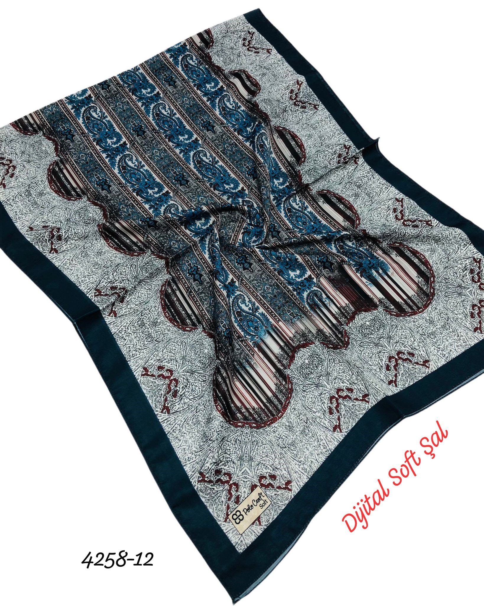 4258 Dijital Soft Şal