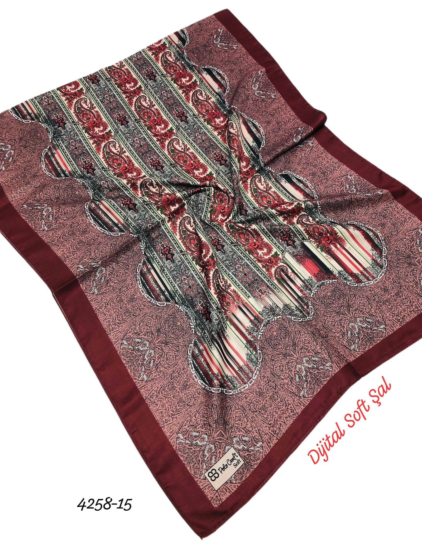 4258 Dijital Soft Şal