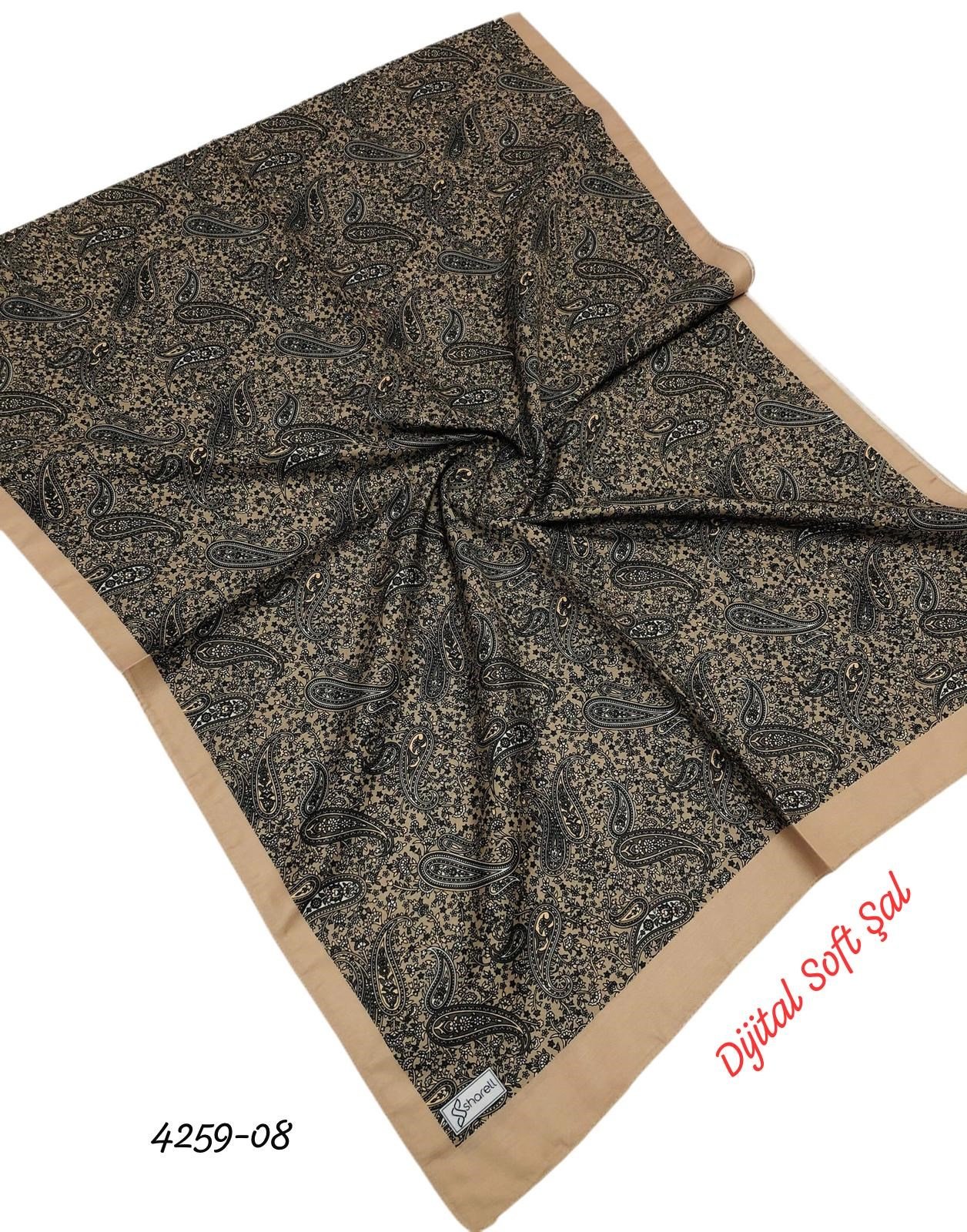 4259 Dijital Soft Şal