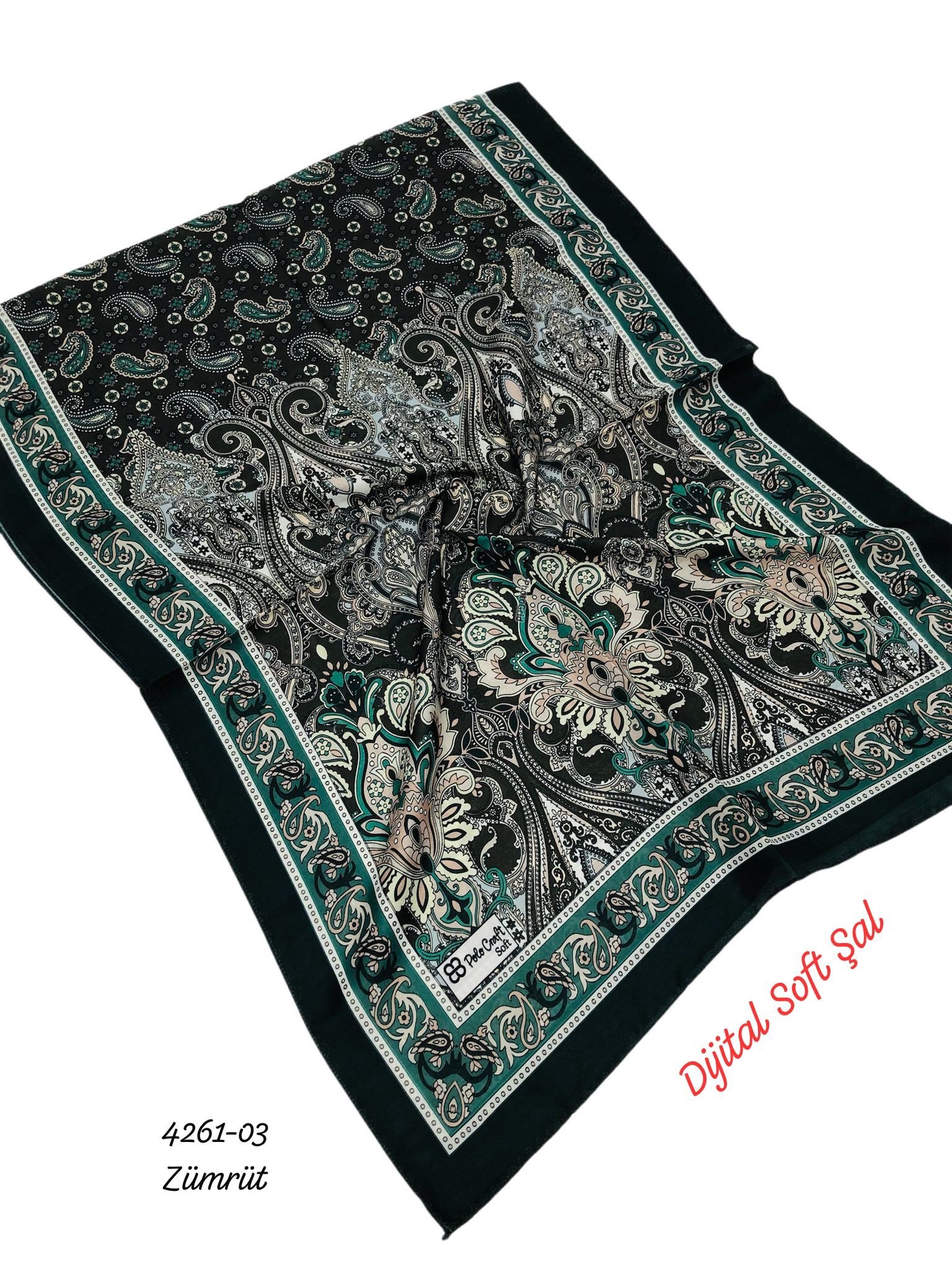 4261 Dijital Soft Şal