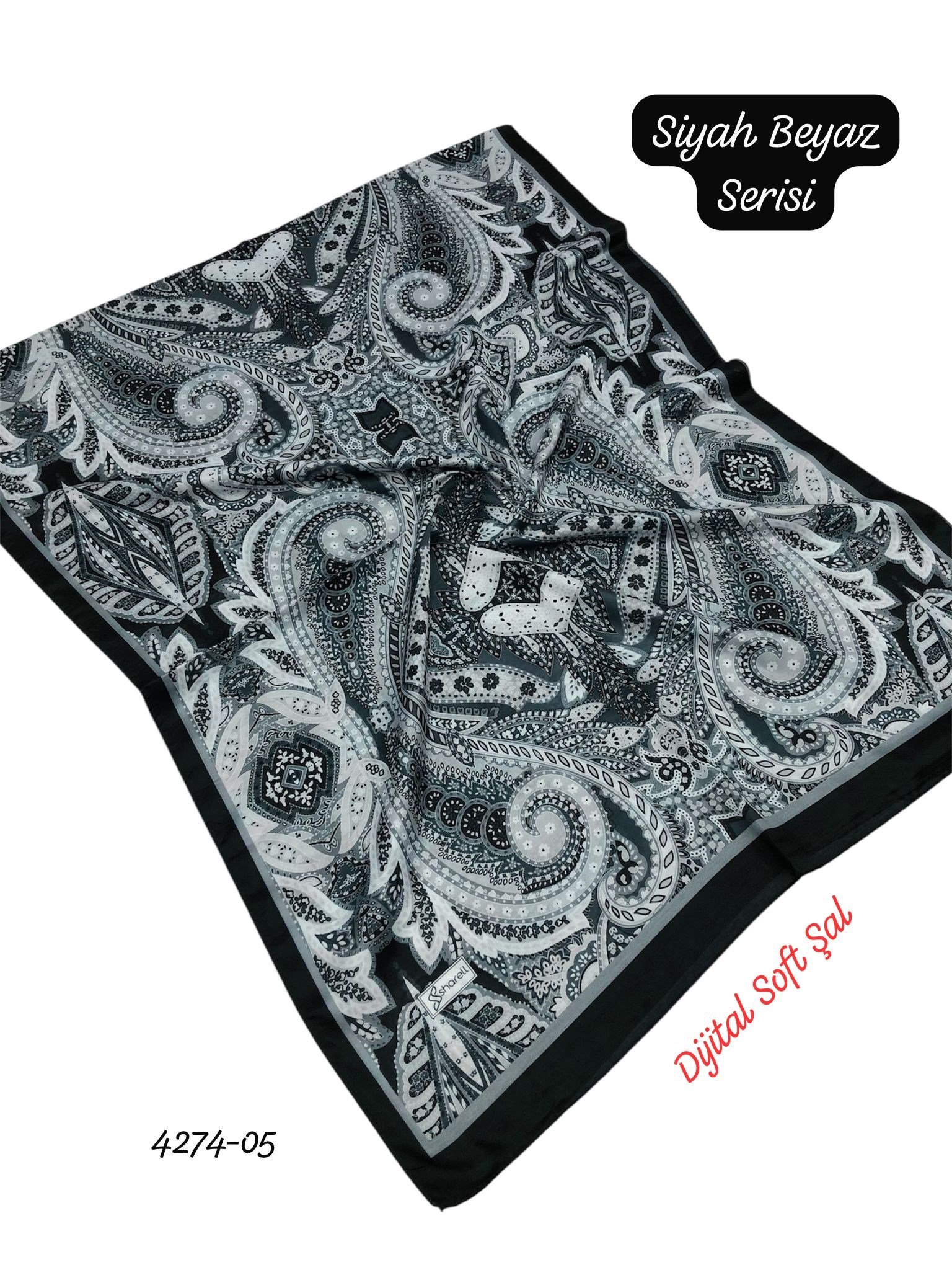4274 Dijital Soft Şal