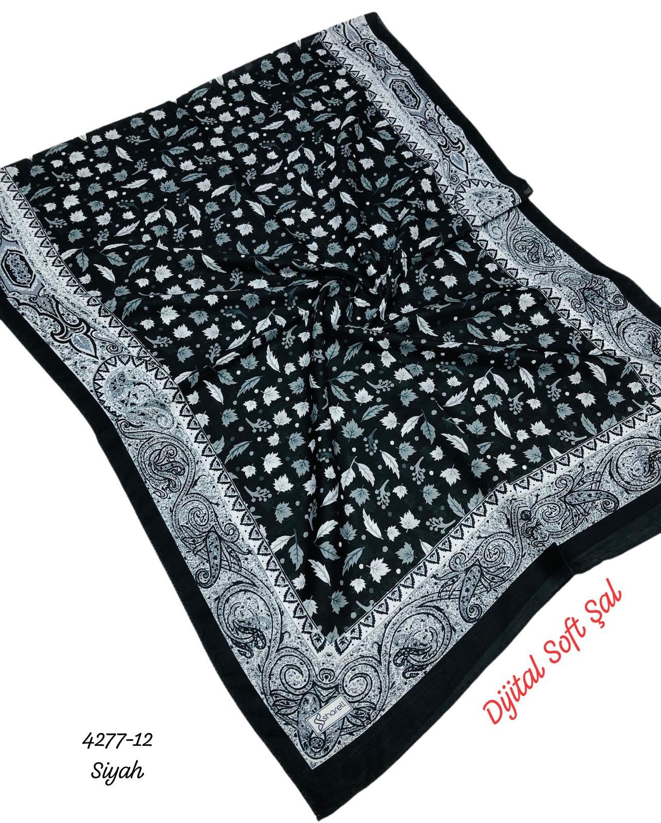 4277 Dijital Soft Şal