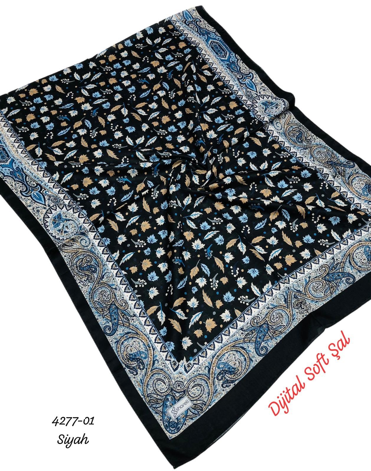 4277 Dijital Soft Şal