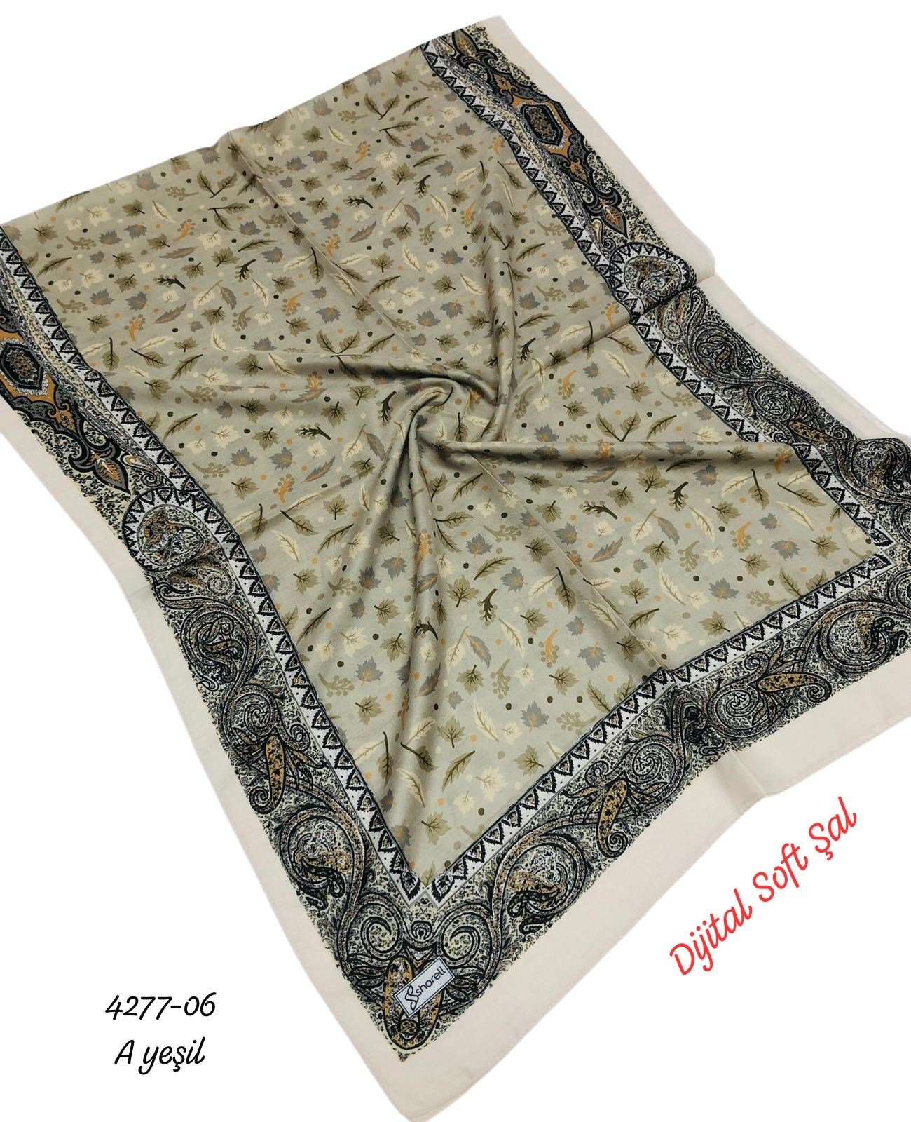 4277 Dijital Soft Şal
