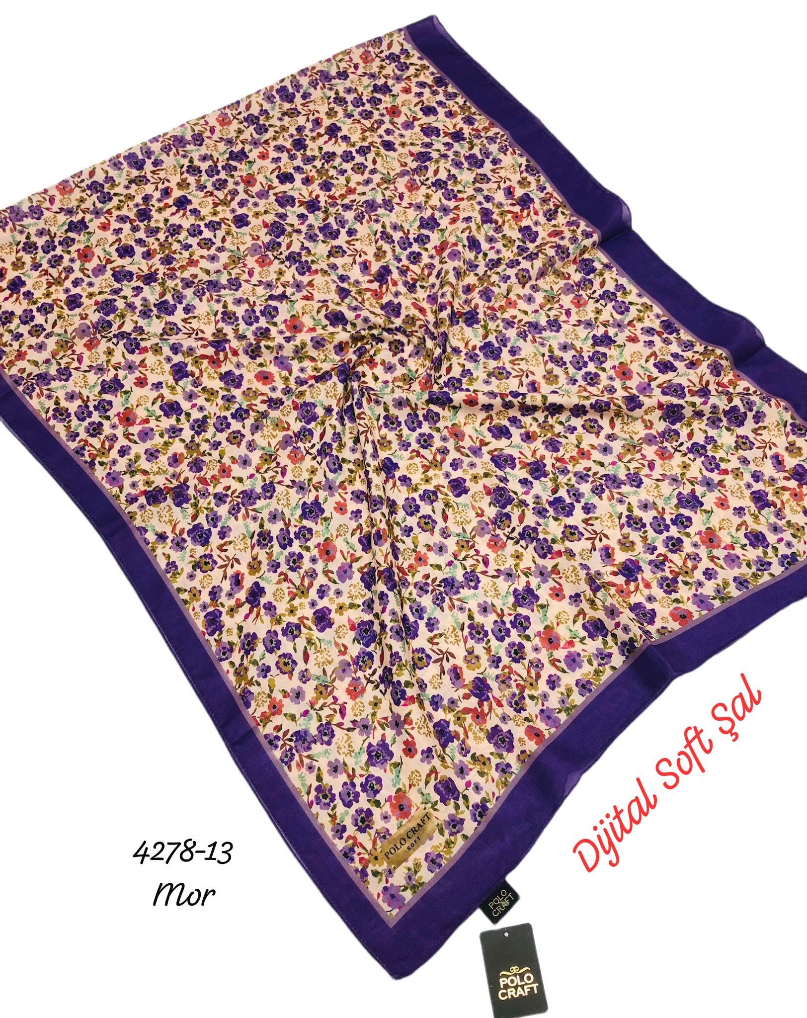 4278 Dijital Soft Şal