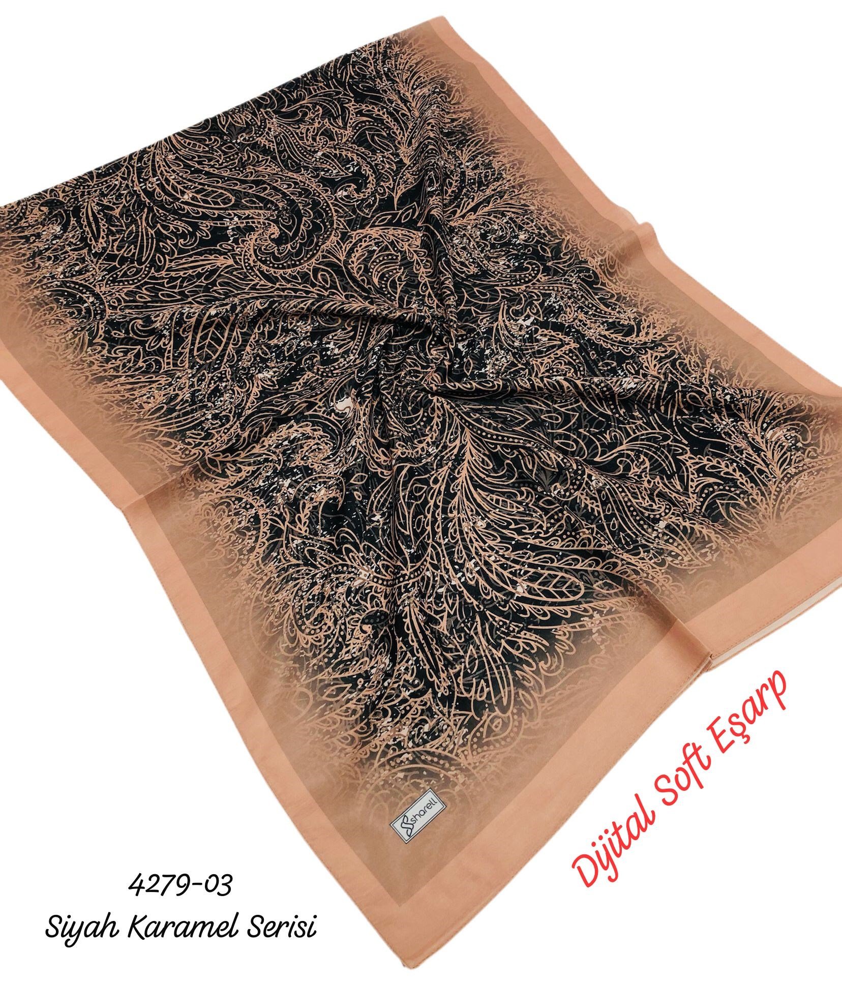 4279 Dijital Soft Şal