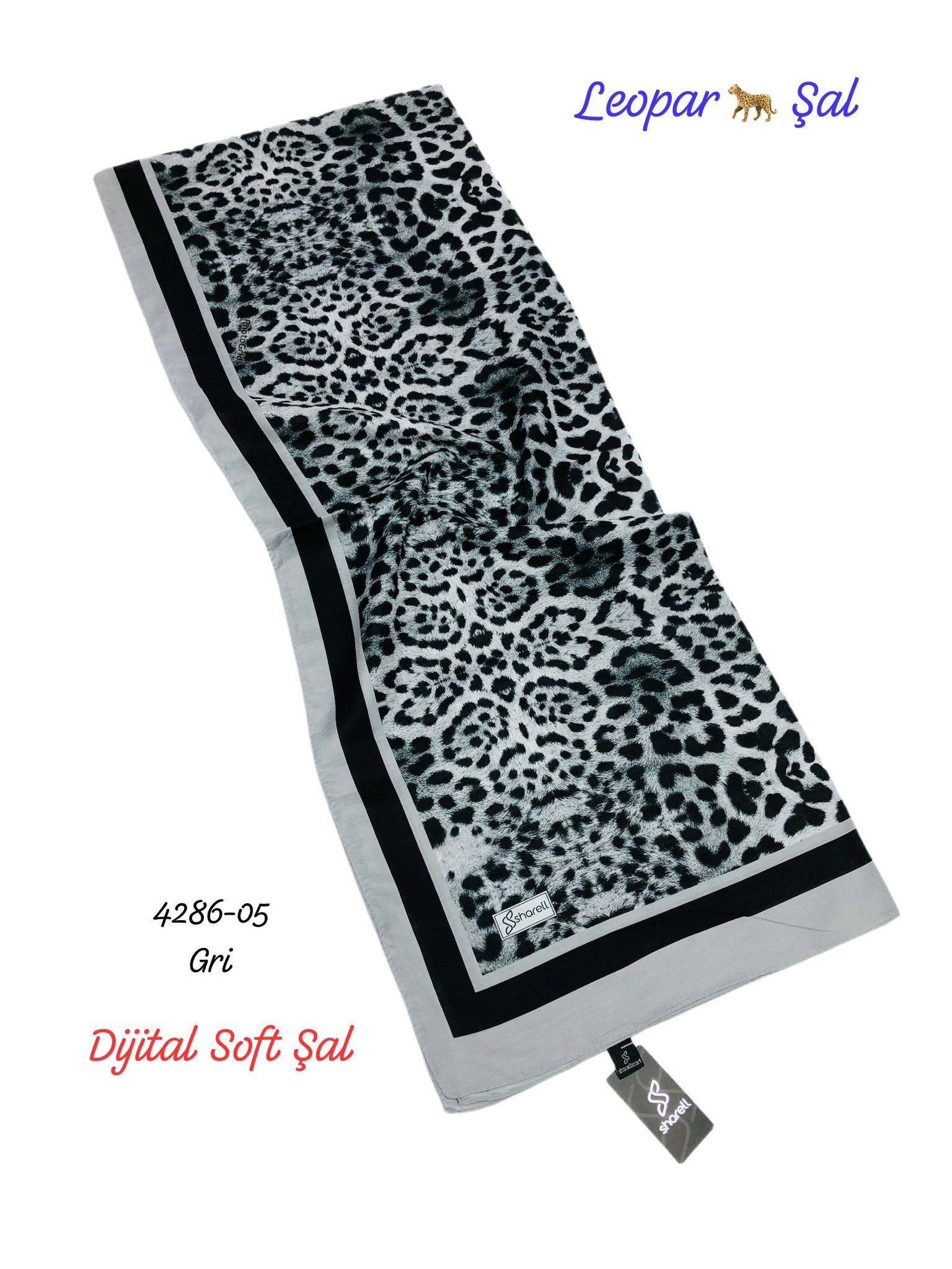 4286 Dijital Soft Şal