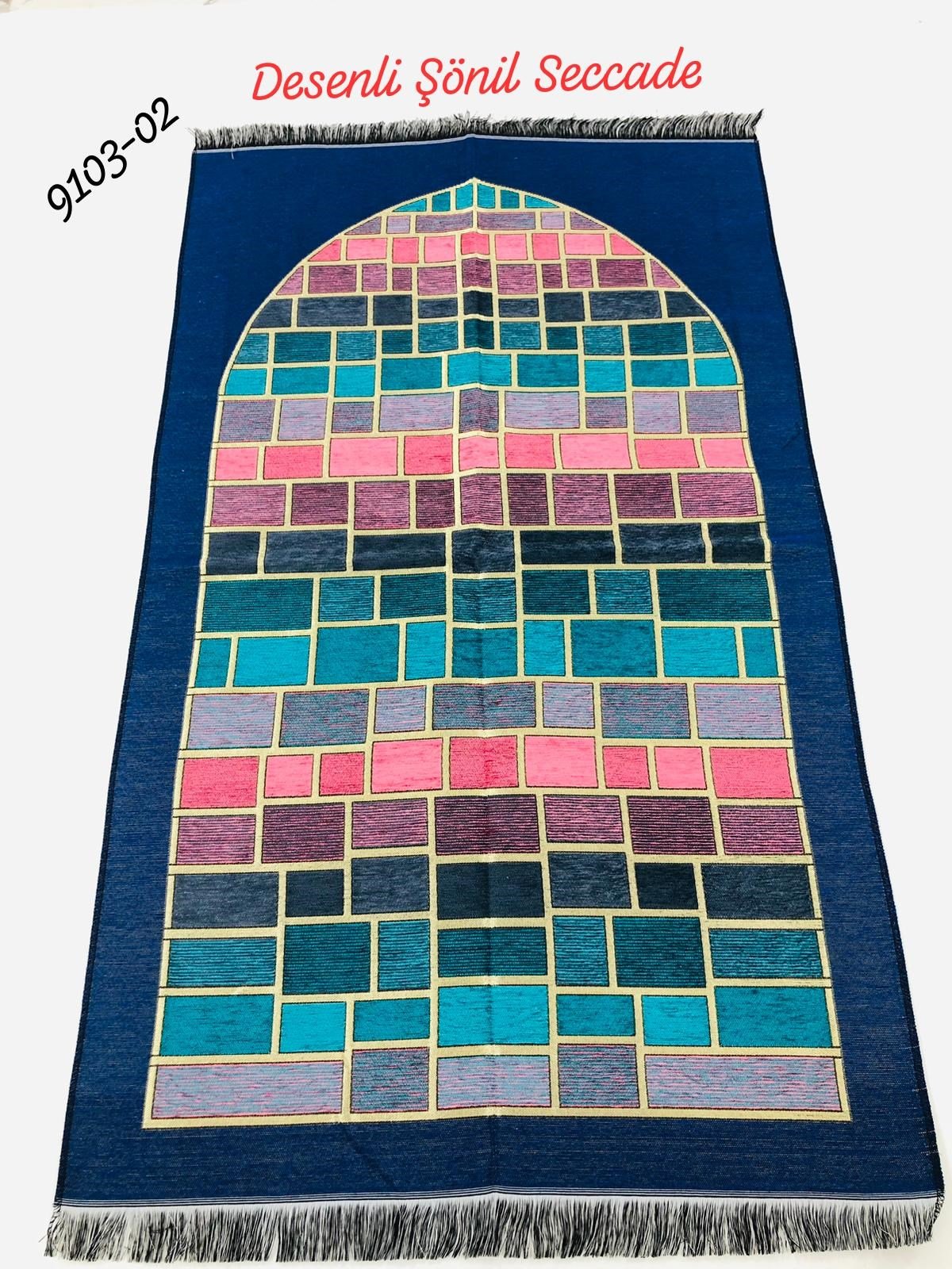 9103 Desenli Şönil Seccade